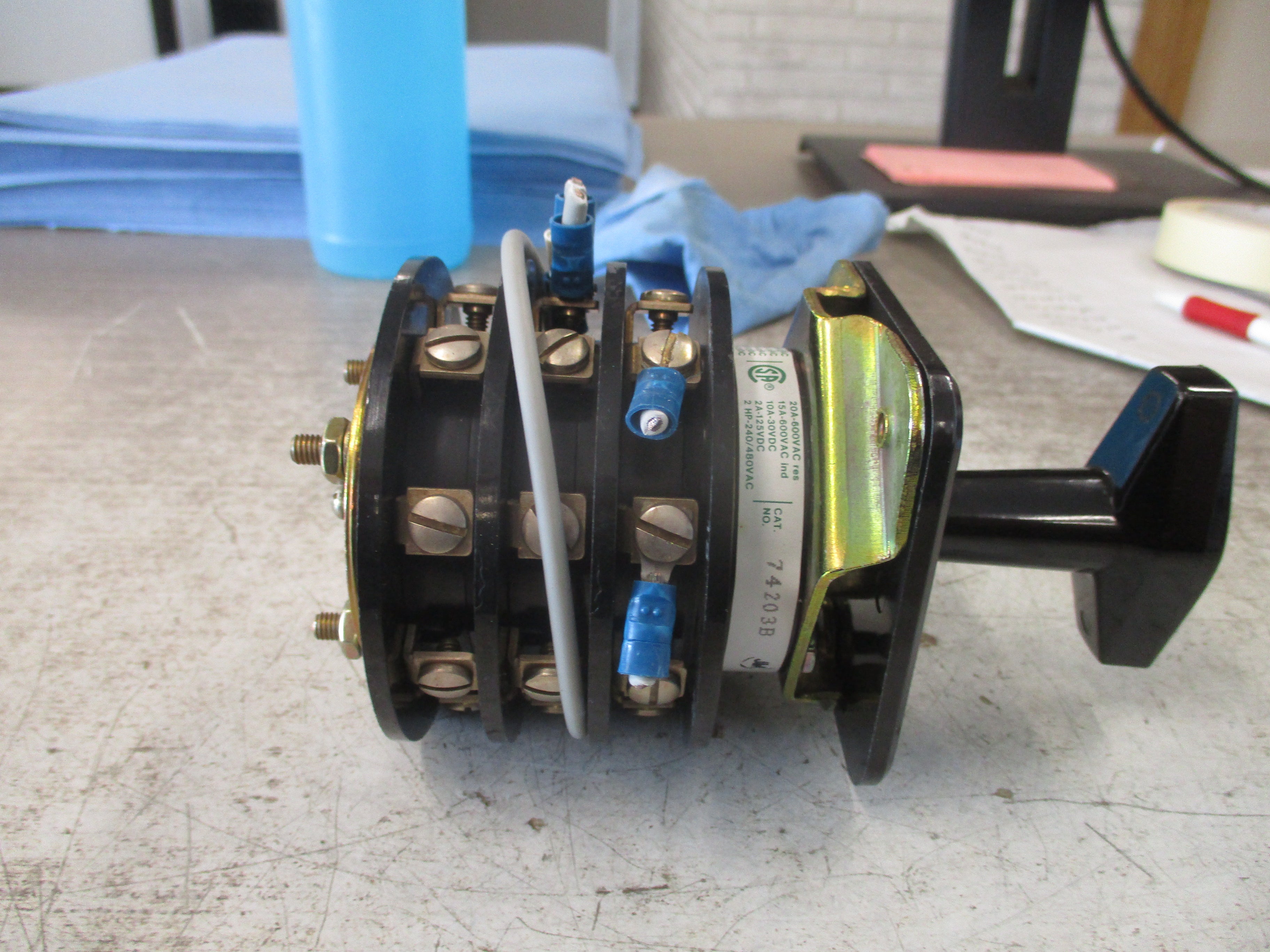 Electroswitch Series 24 Breaker Control Rotary Switch 74203B