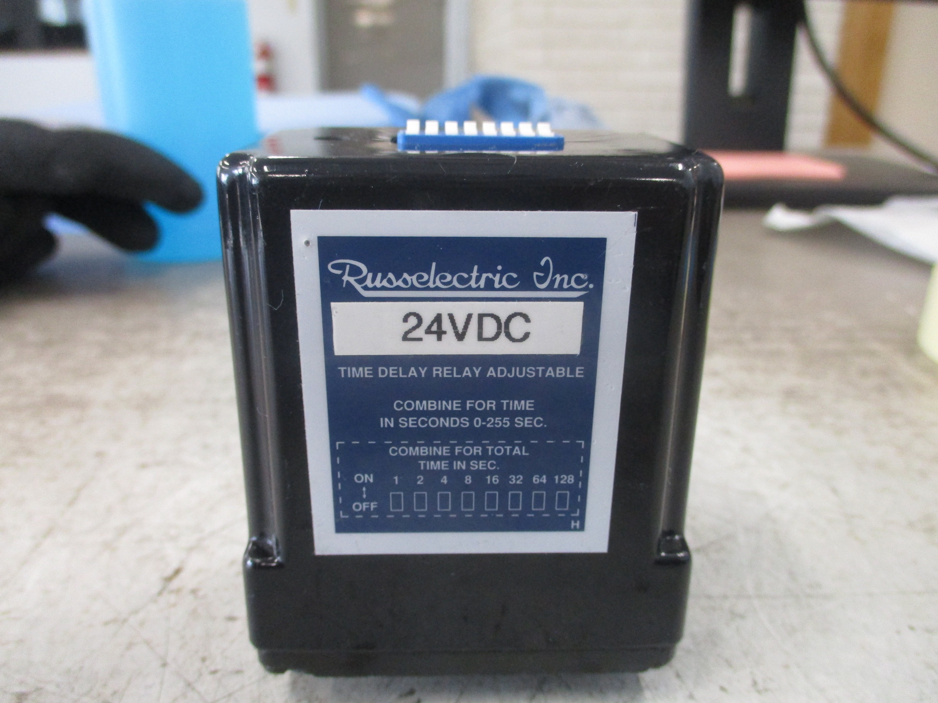 Russelectric Time Delay Relay 24VDC Range: 0-255 Sec. Used