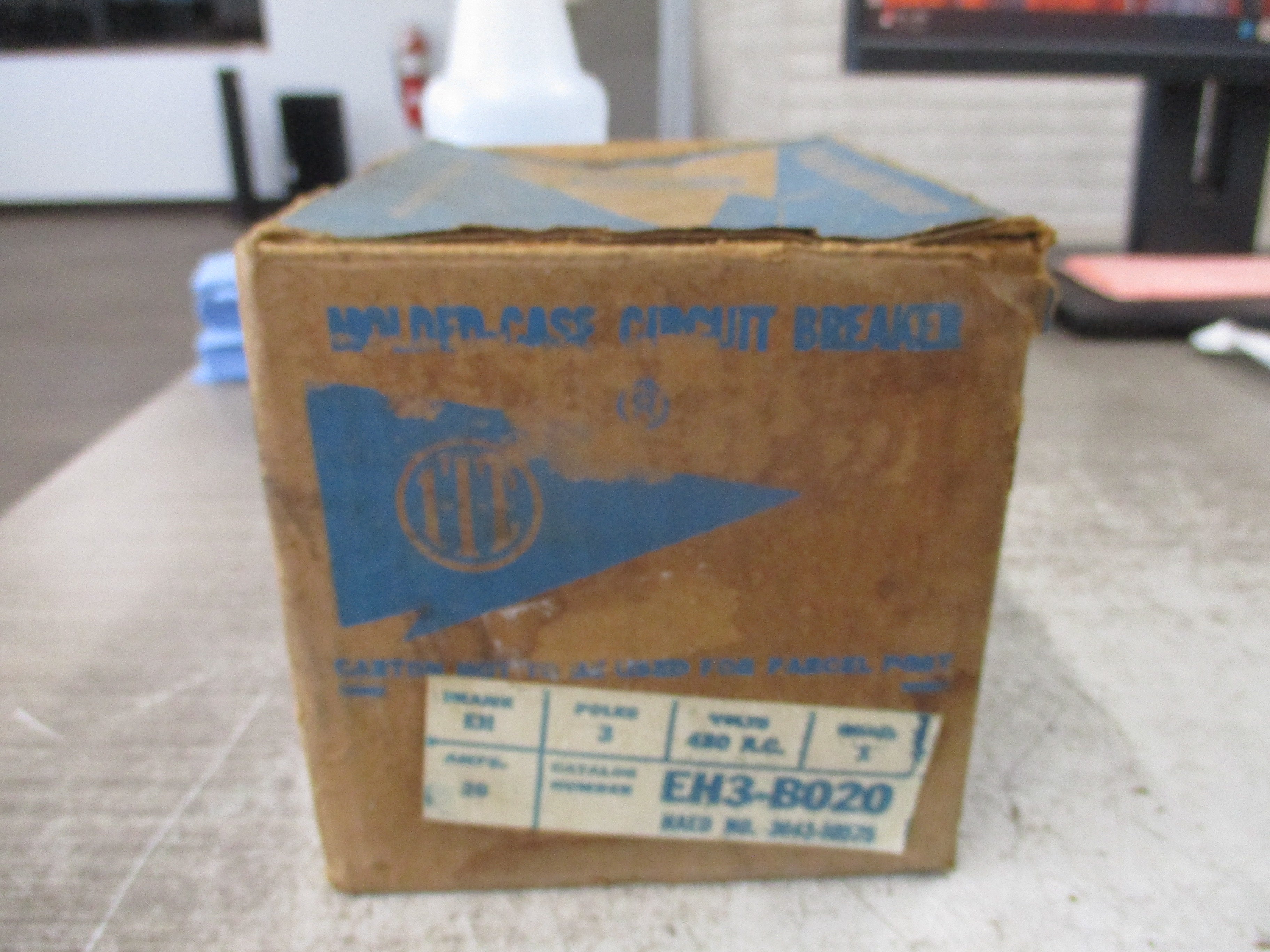 ITE Circuit Breaker EH3-B020 20A 480V 3P New Surplus