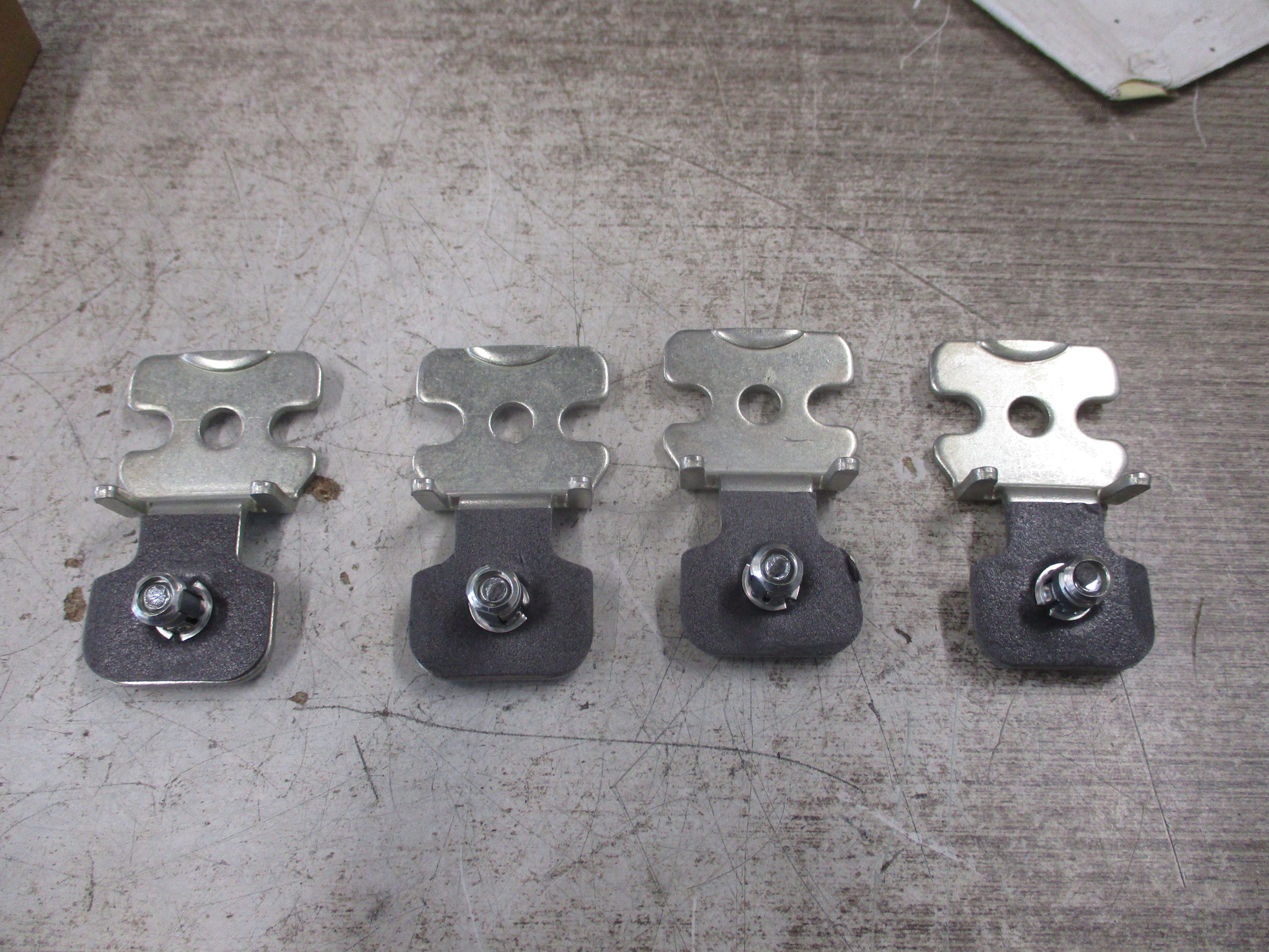 Schneider Electric WM Steel Wall Fixing Lugs NSYAEFPFSC *Set of 4* New Surplus