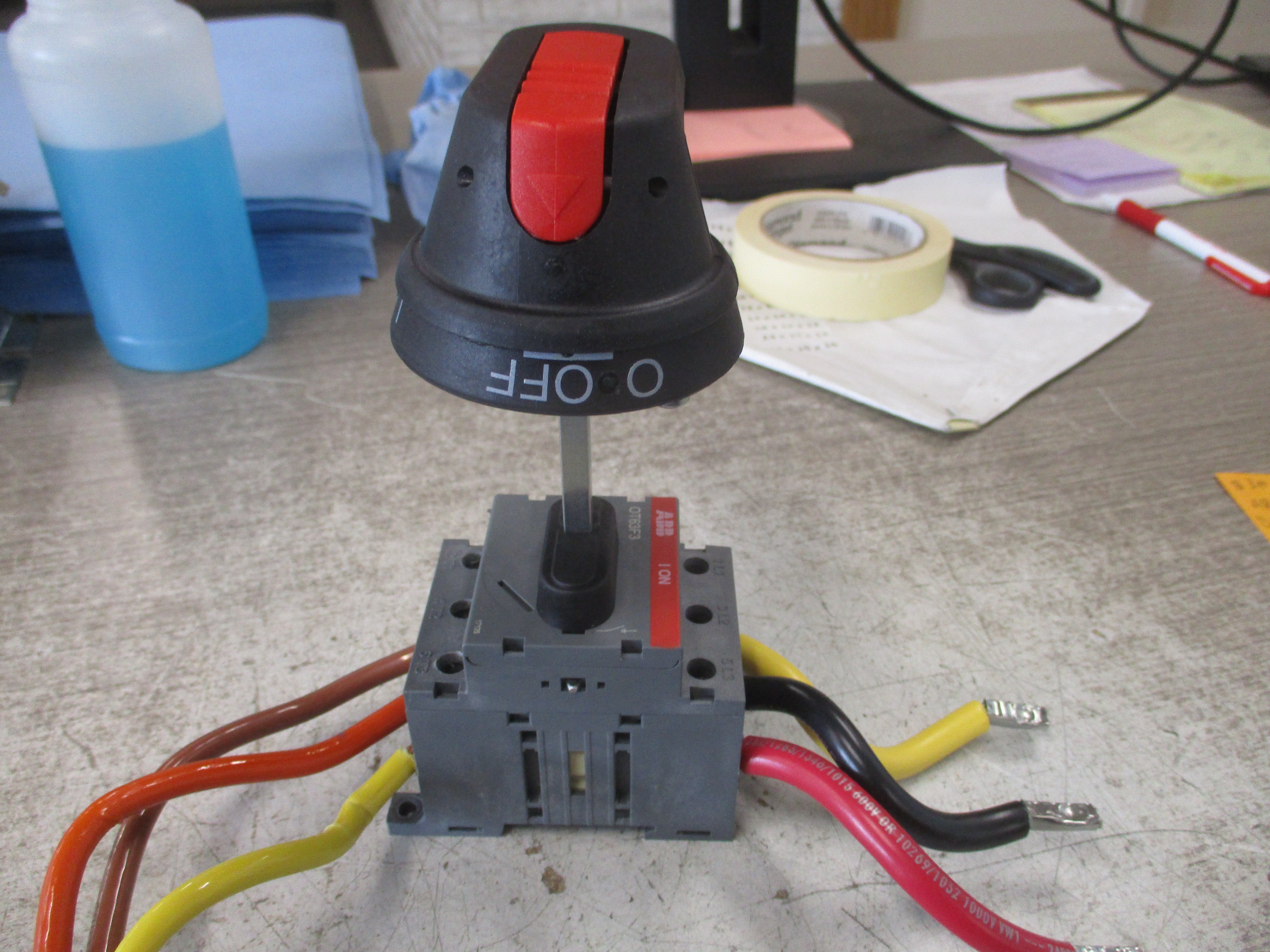 ABB Disconnect Switch OT63F3 60A 600V 3P Used