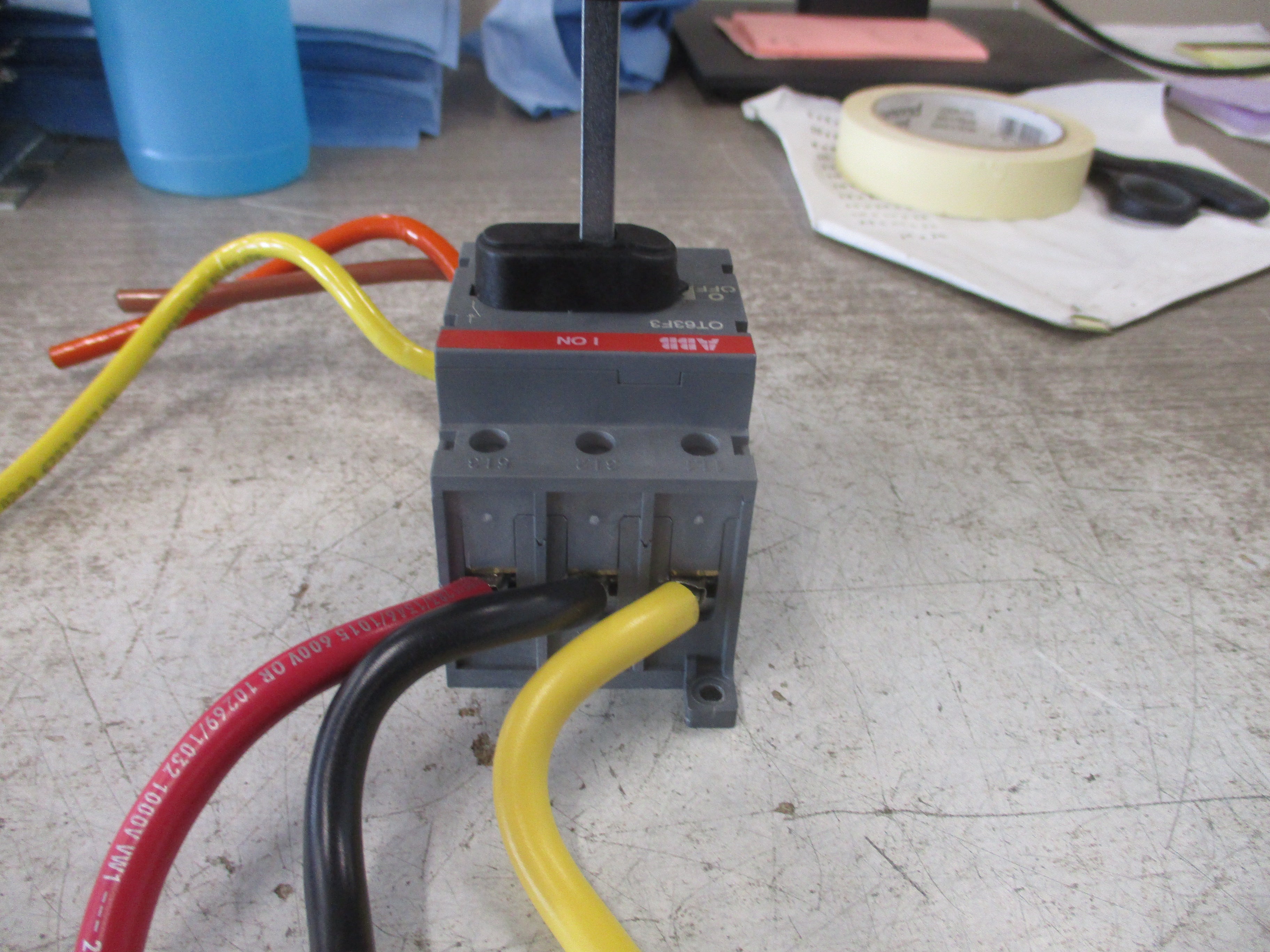 ABB Disconnect Switch OT63F3 60A 600V 3P Used