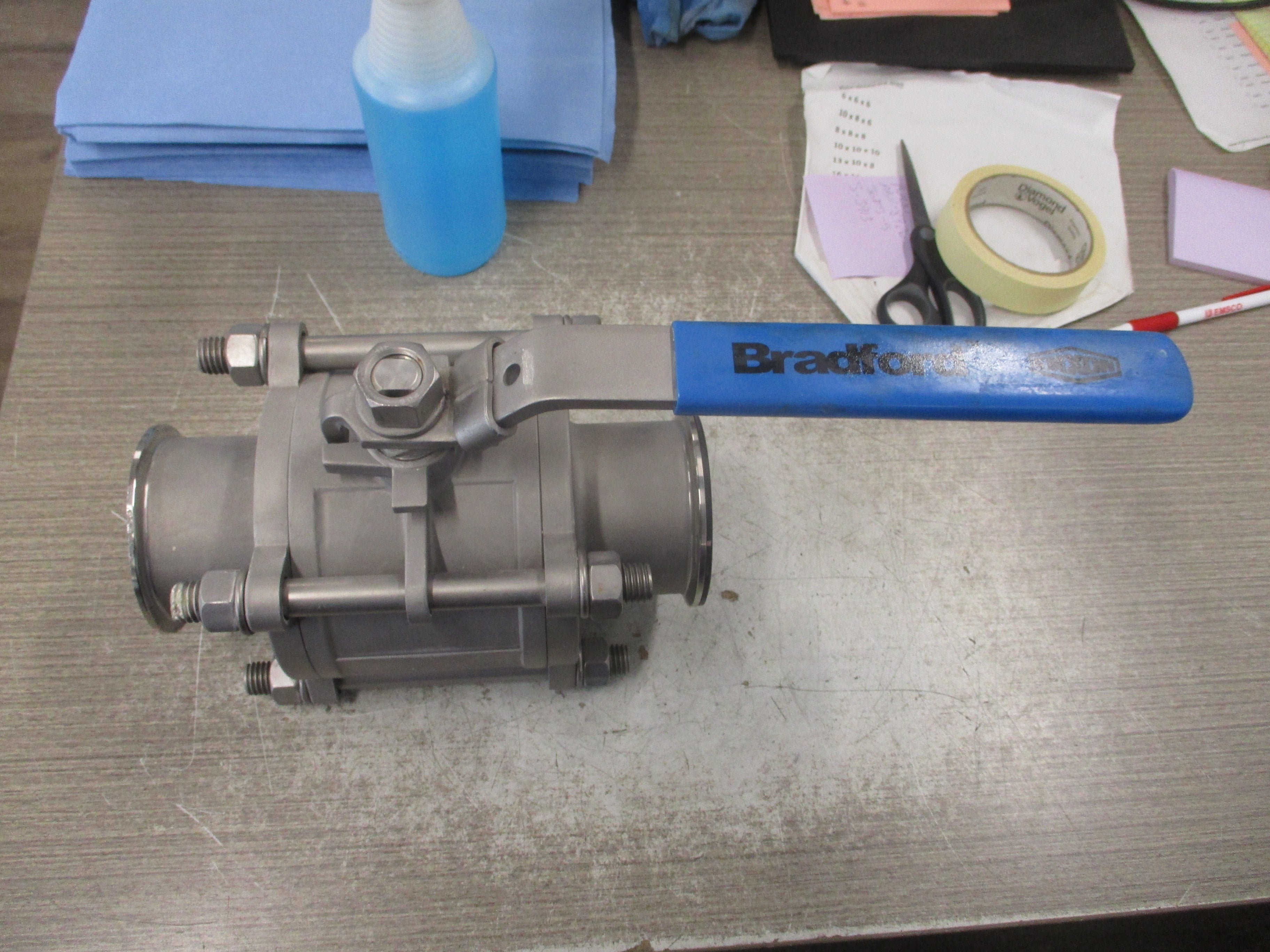 Dixon Bradford Stainless Steel Ball Valve BV2GG-300CC-A Size: 3" 1000 WOG