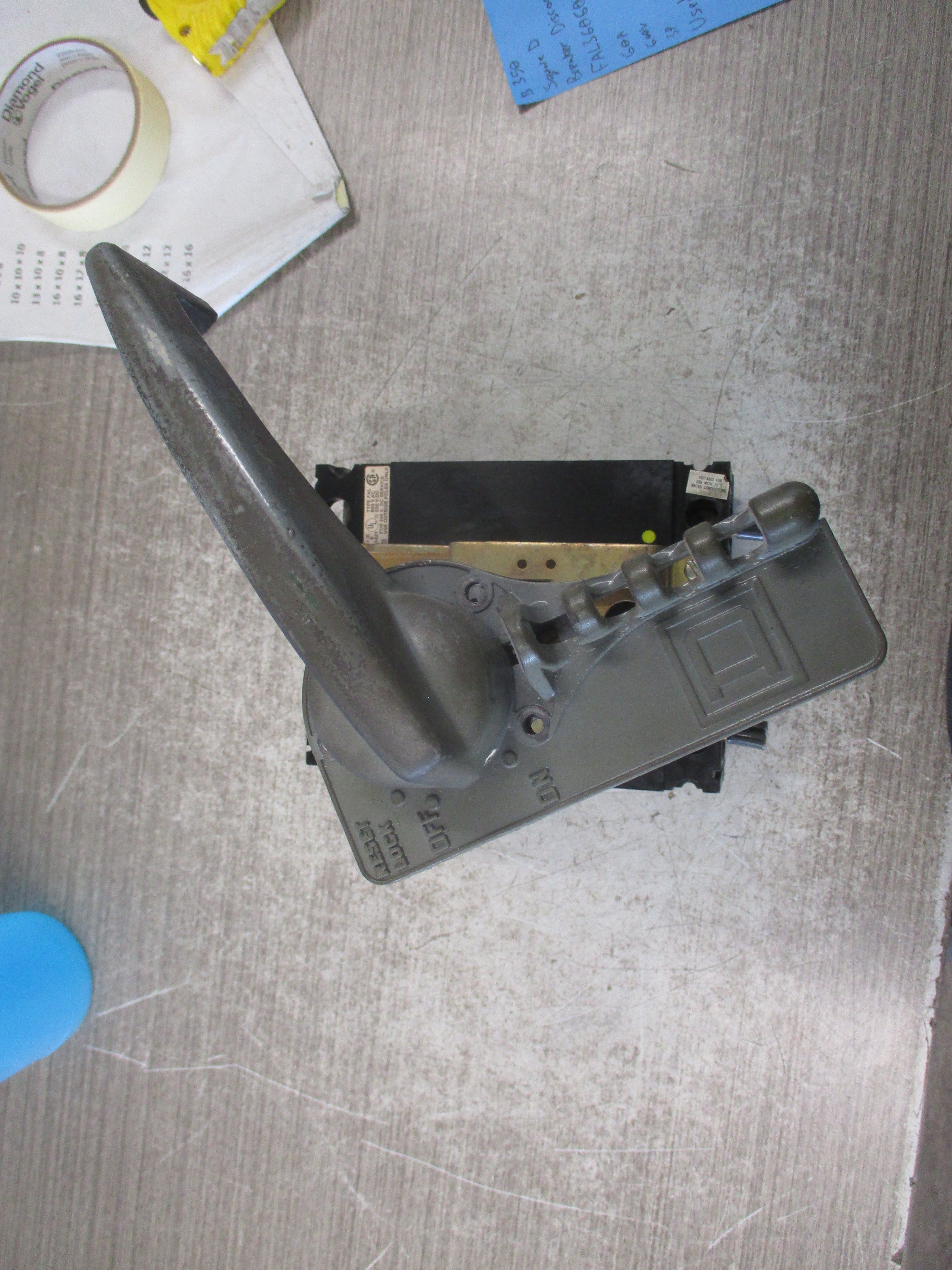 Square D Breaker Disconnect FAL36060 60A 600V 3P Used