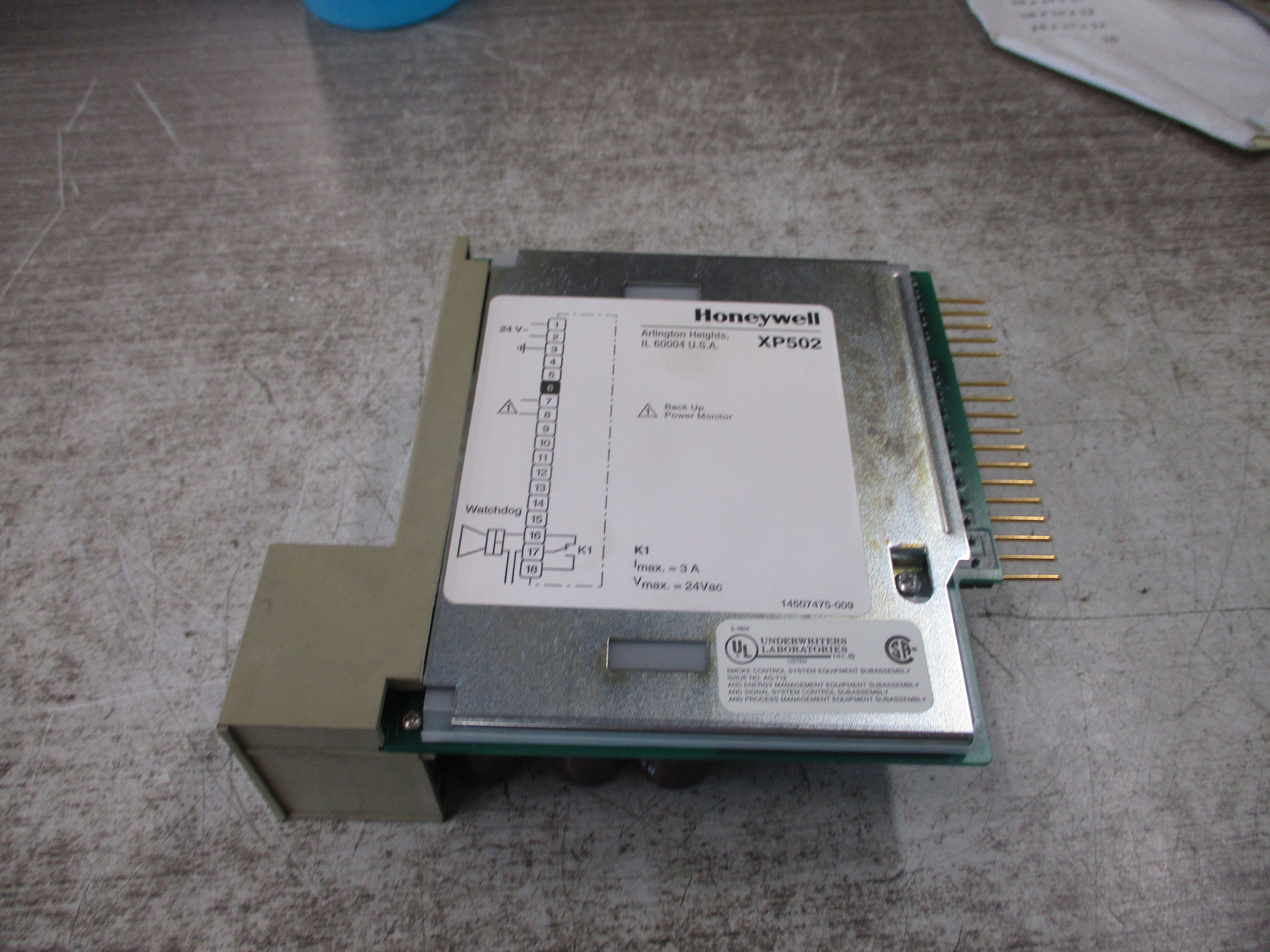 Honeywell Power Supply Module XP502 Used