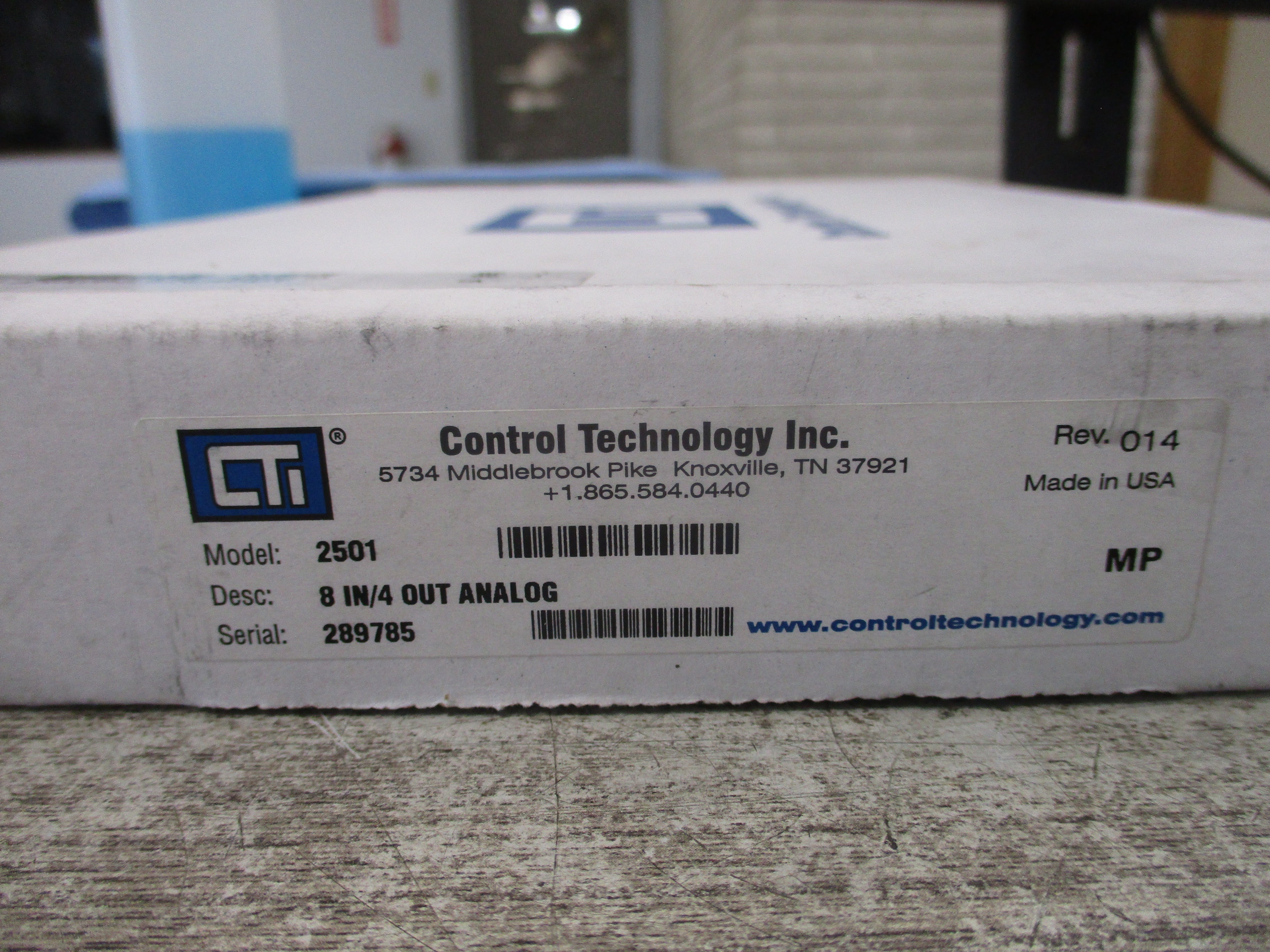 CTi Analog I/O Module 2501 Rev. 014 8in 4 Out New Surplus