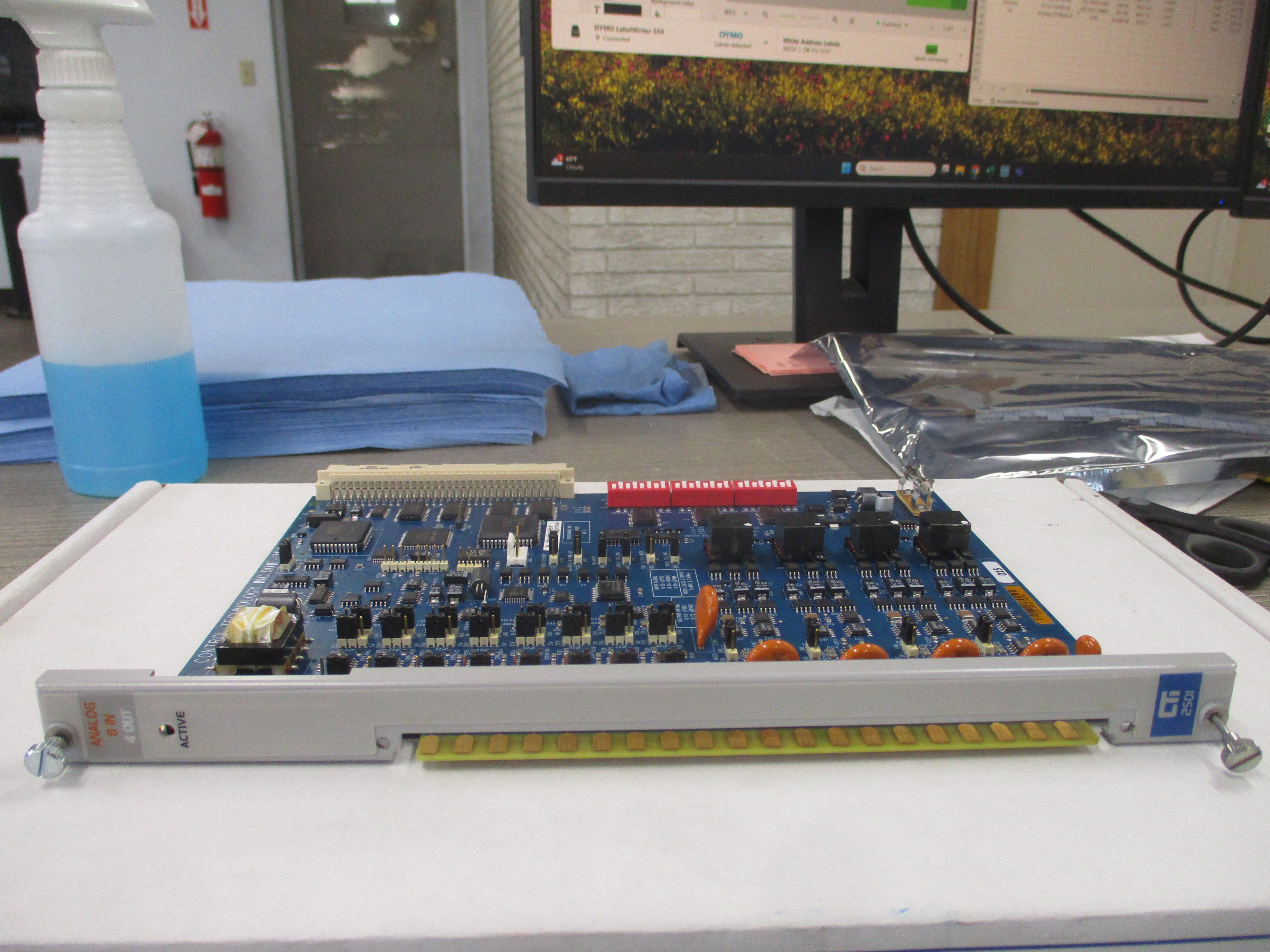 CTi Analog I/O Module 2501 Rev. 015 8in 4 Out New Surplus