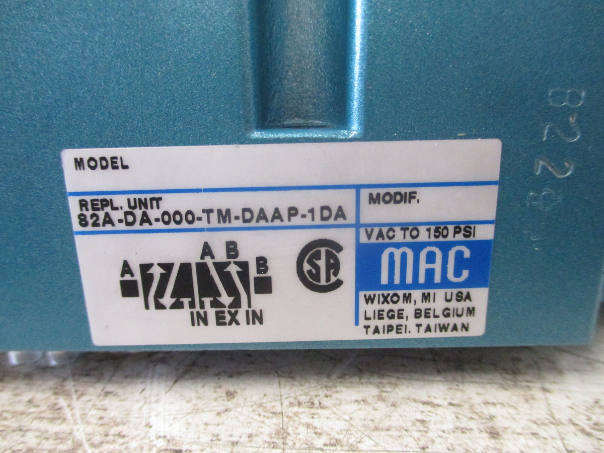 MAC Solenoid Valve 82A-DA-000-TM-DAAP-1DA New Surplus