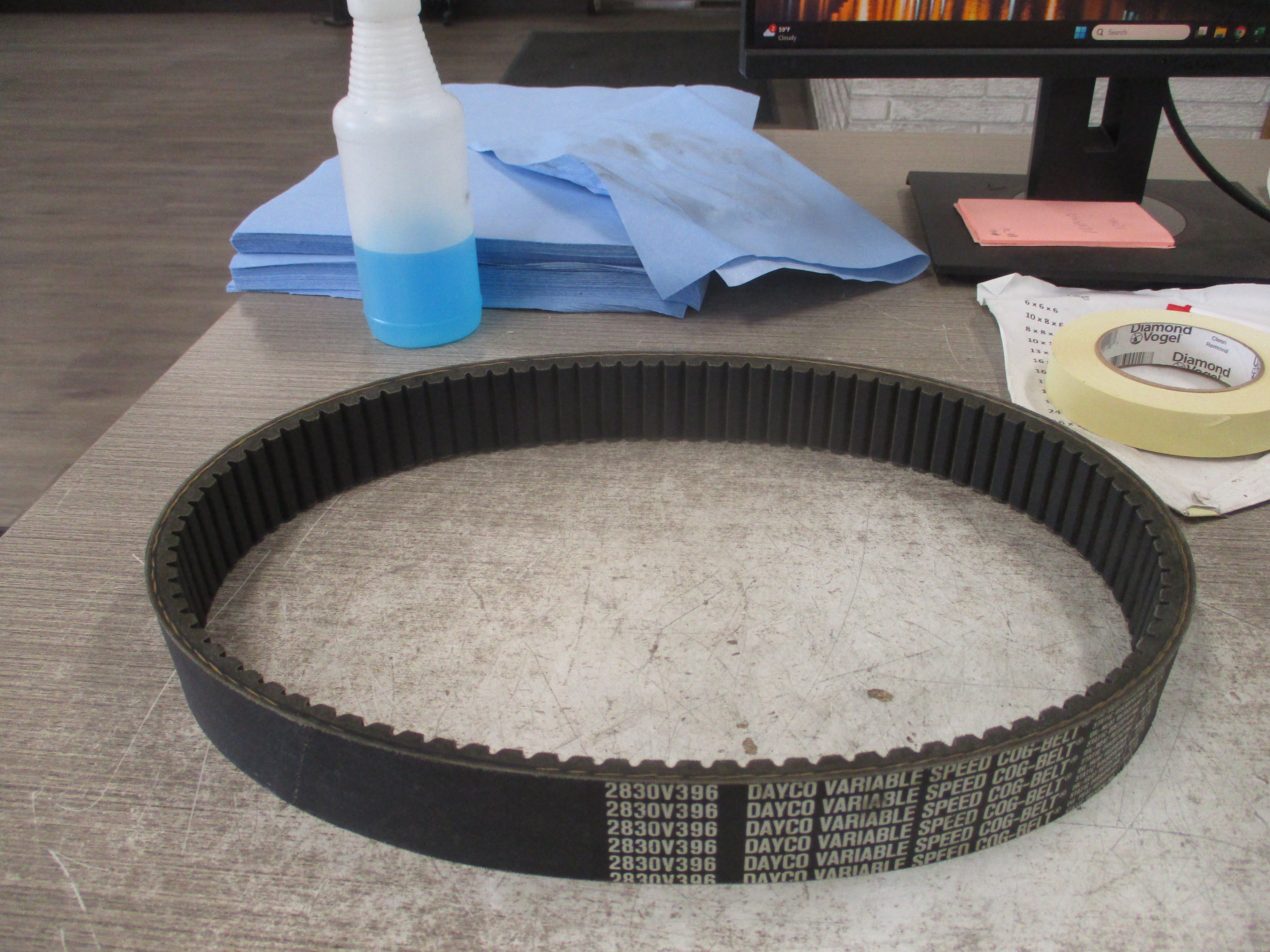 Dayco Variable Speed Cog-Belt 2830V396 *No Box* New Surplus