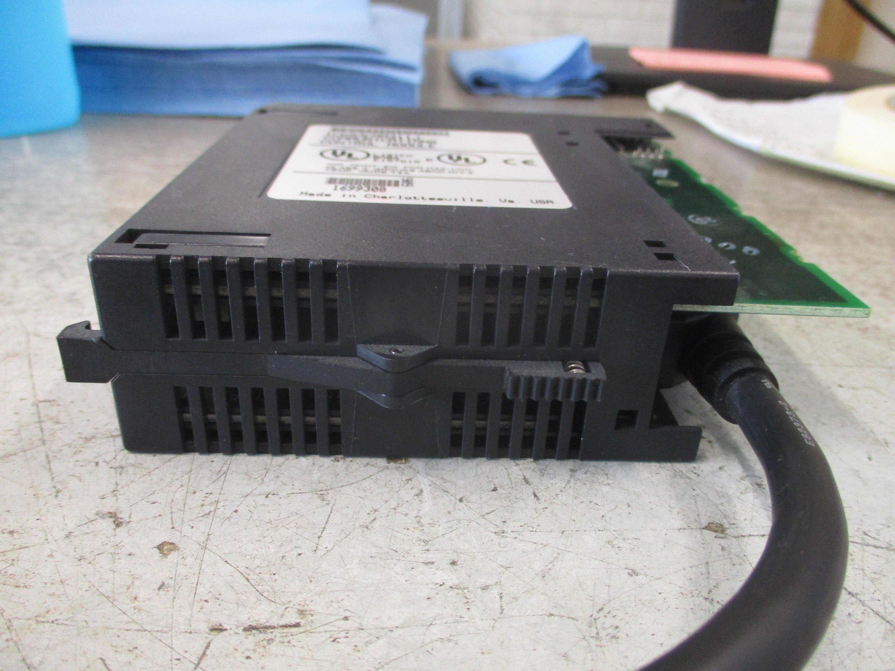 GE Fanuc Communications Control Module IC693CMM311J W/Cable *No Cover* Used