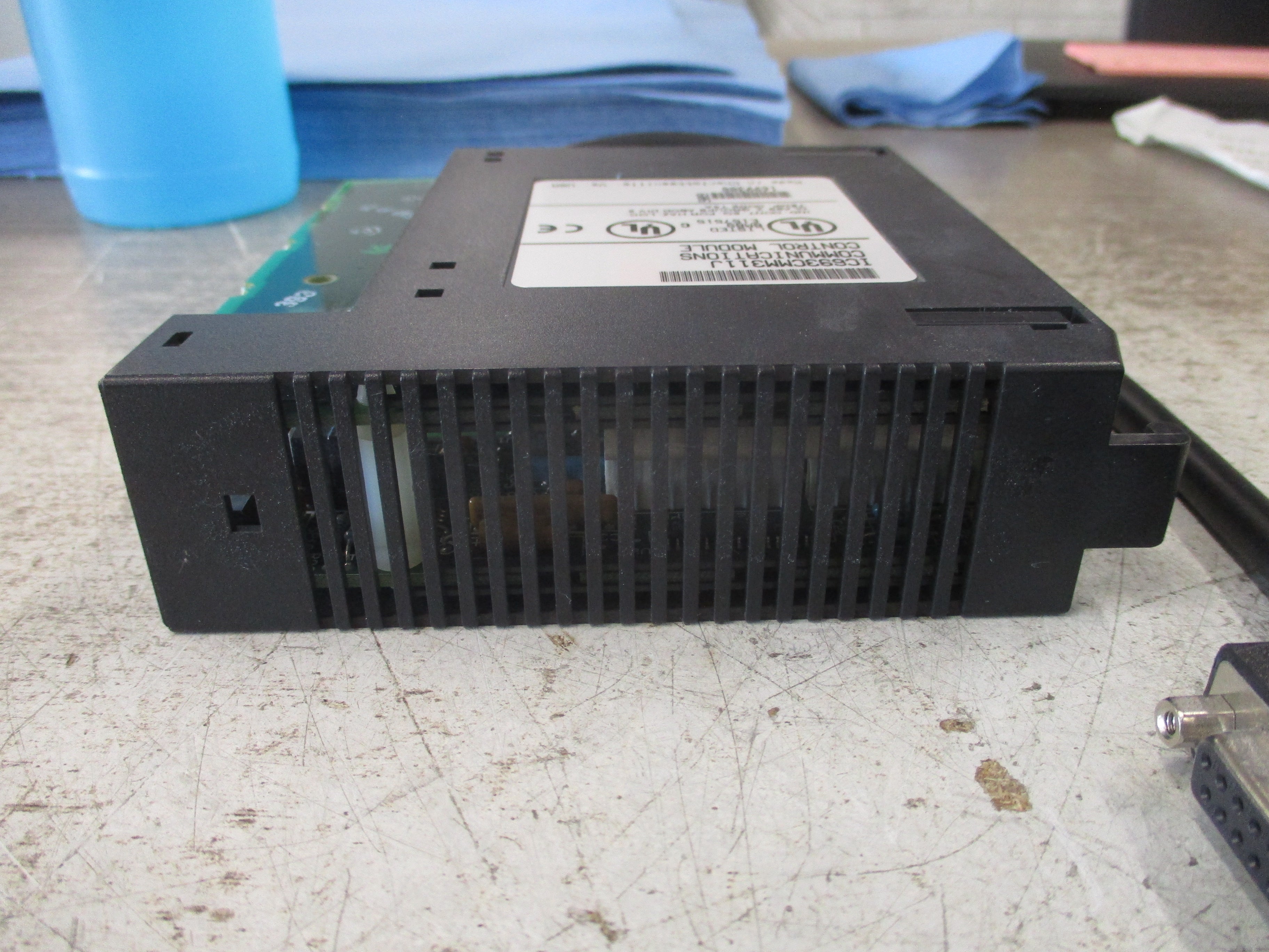 GE Fanuc Communications Control Module IC693CMM311J W/Cable *No Cover* Used