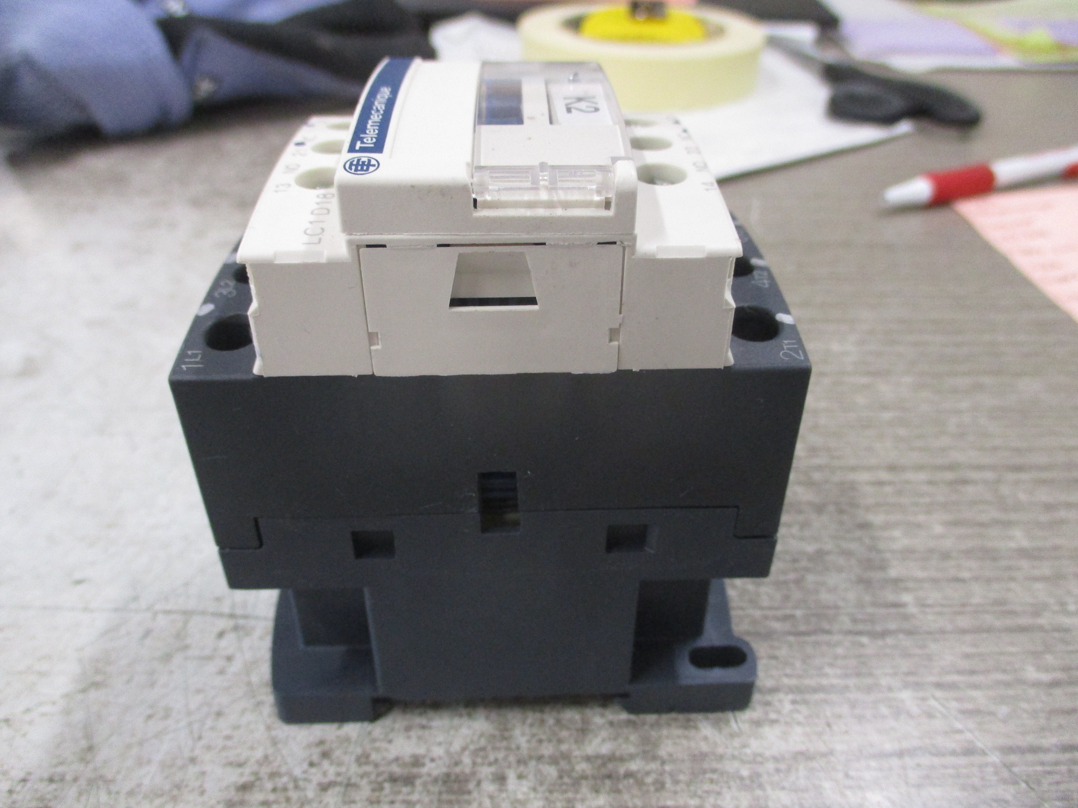 Telemecanique Contactor LC1 D18 120V Coil 32A 600V Used