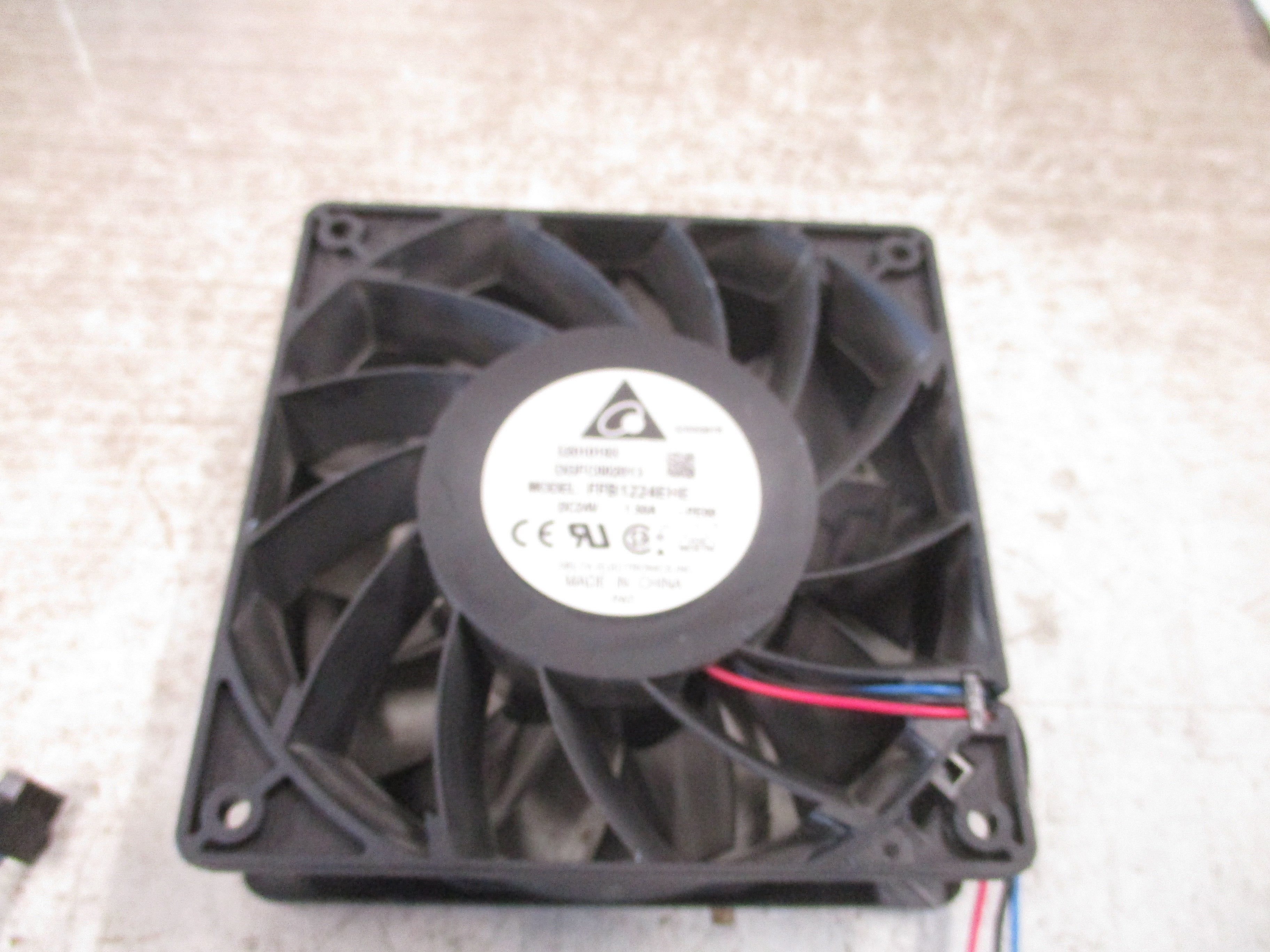 Delta Axial Fan FFB1224EHE 24VDC 1.50A Used