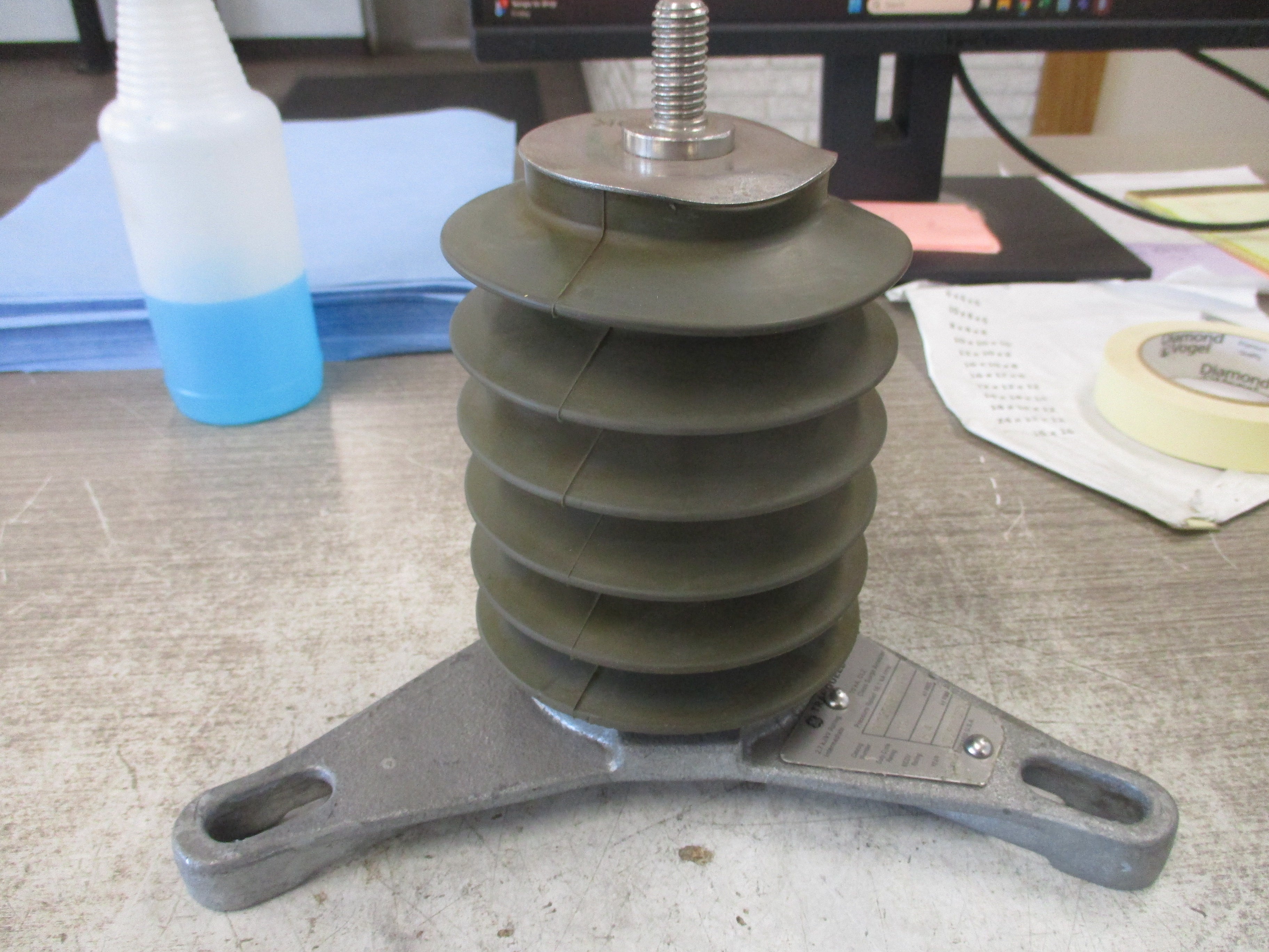 GE Traquell Surge Arrester 9L12PPB010S 10KV MCOV: 8.4KV Used