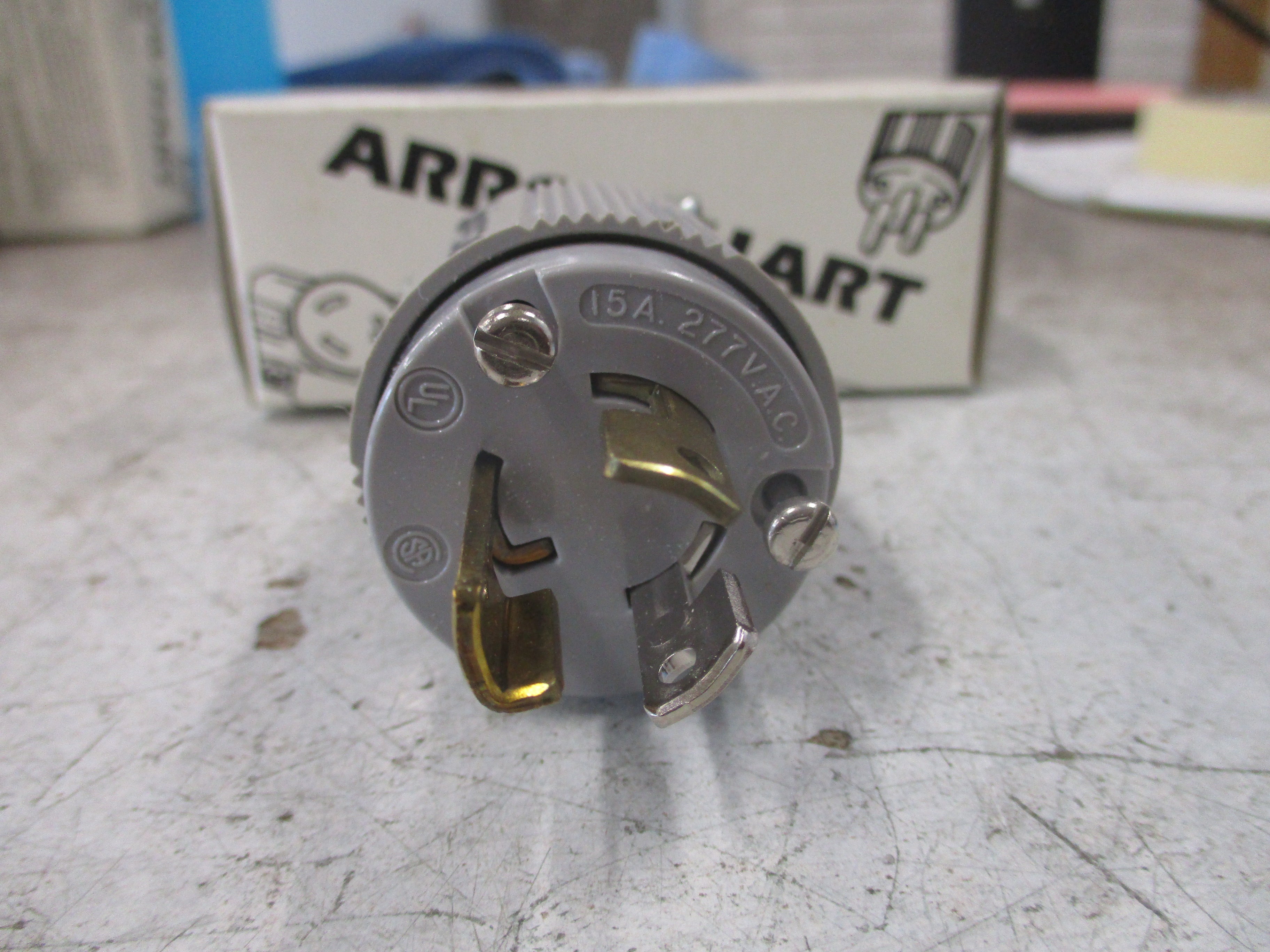 Arrow Hart Locking Plug 4771 15A 277V 2P 3W Nema L7-15P *Lot of 2* New Surplus