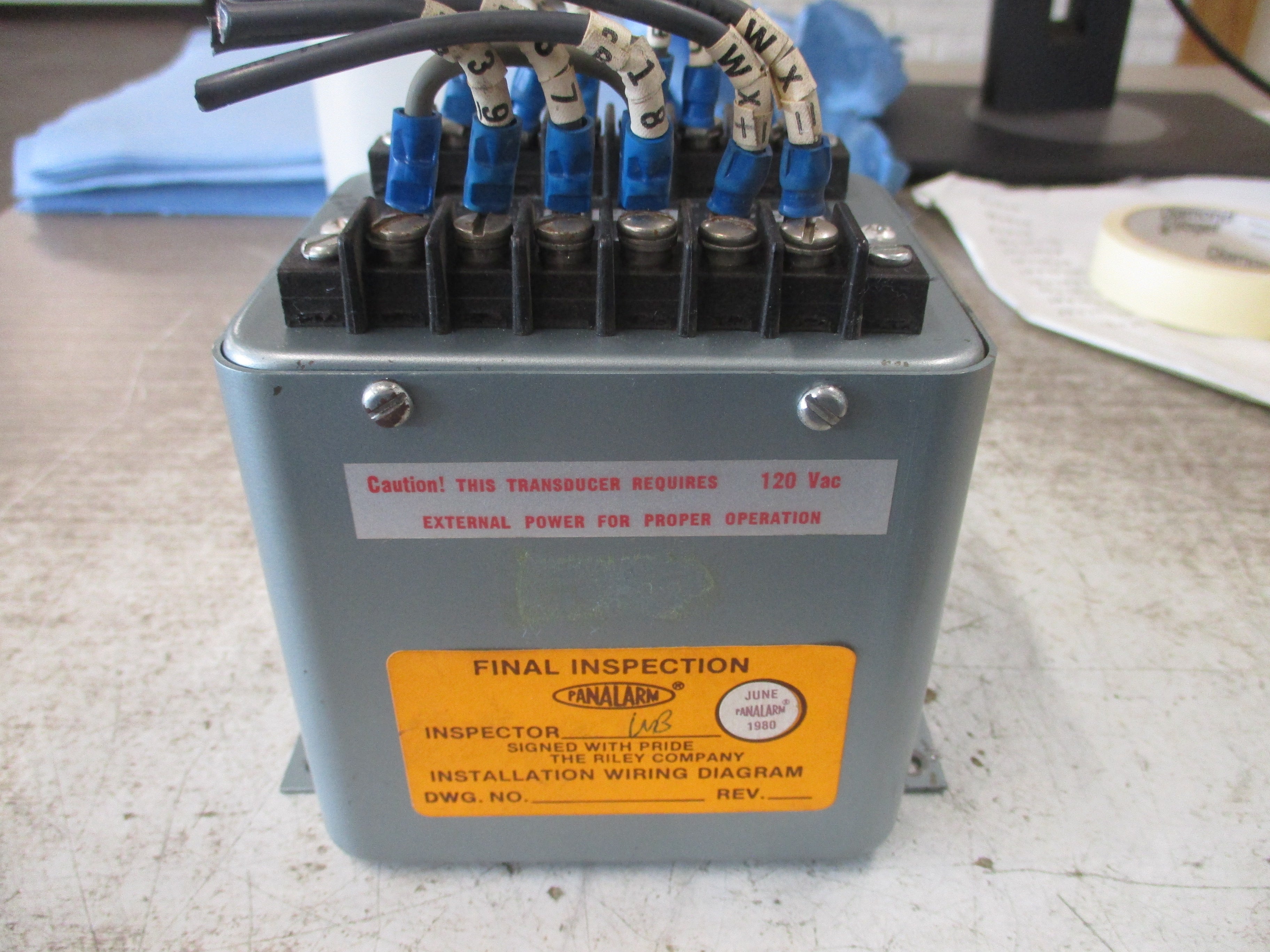 Scientific Columbus Exceltronic Watt Transducer XL3-1K5A2 3Ph 3W 2 Element 120V