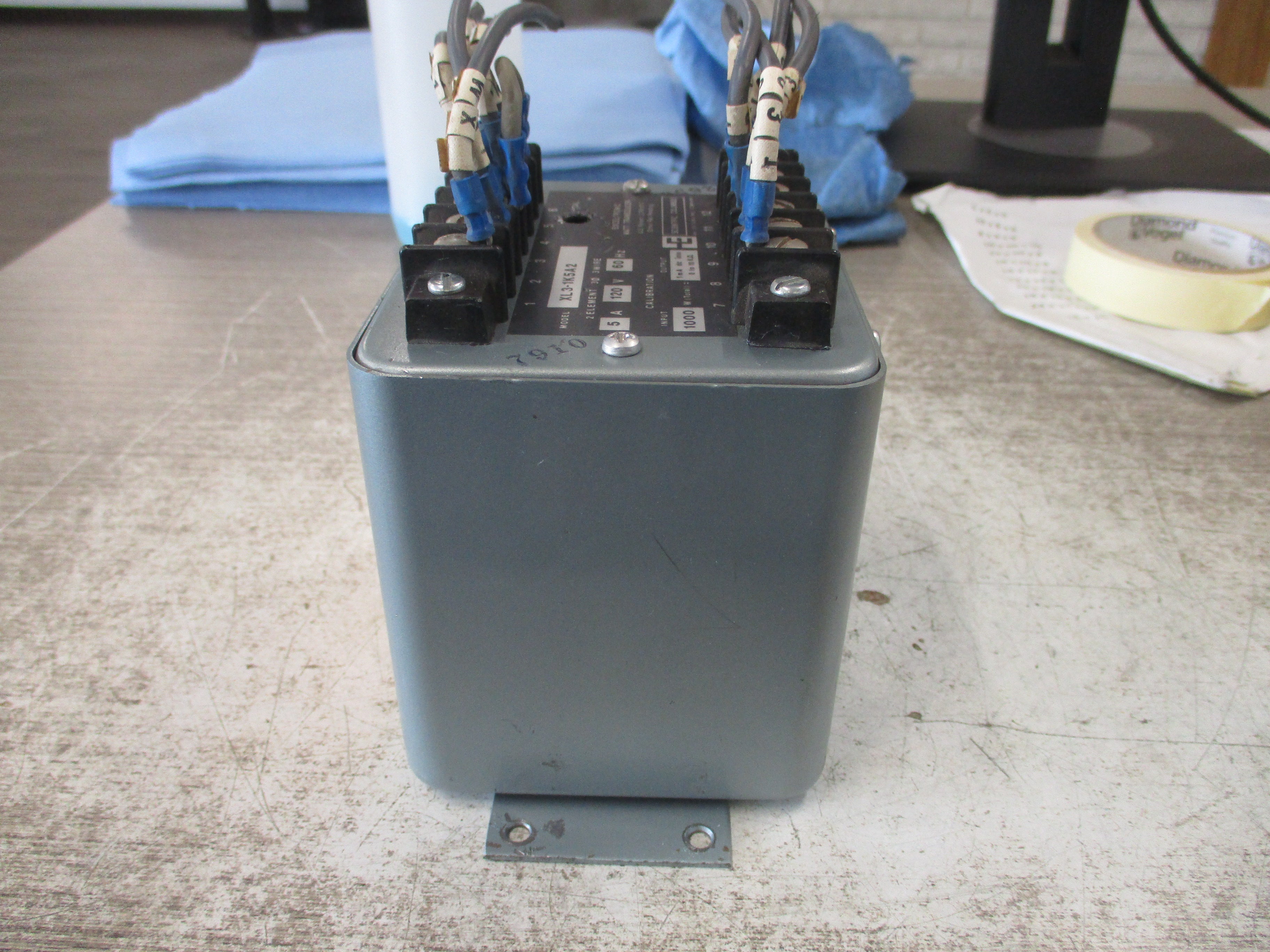 Scientific Columbus Exceltronic Watt Transducer XL3-1K5A2 3Ph 3W 2 Element 120V