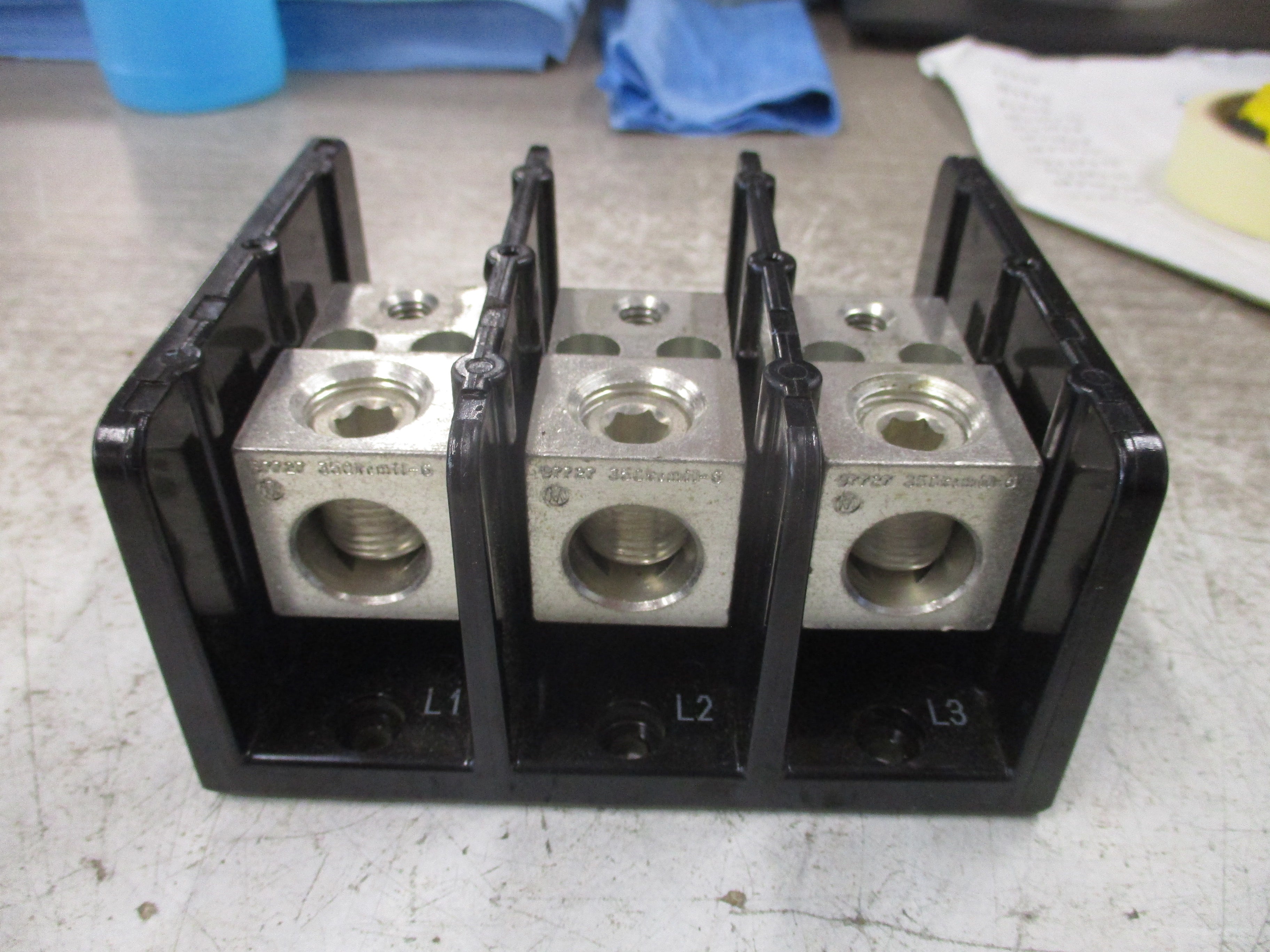 Marathon Power Distribution Block 1433608 175A 600A 3P Line: 350kcmil-6