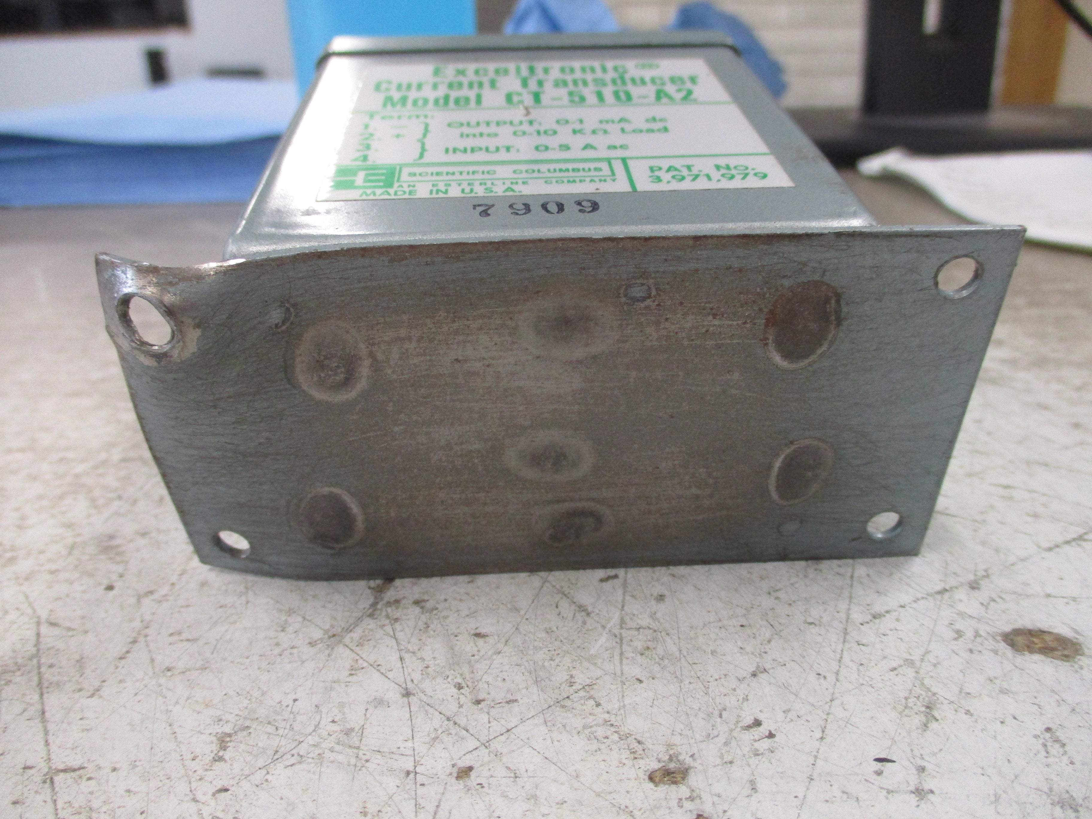 Scientific Columbus Exceltronic Current Transducer CT-510-A2 Input: 0-5A