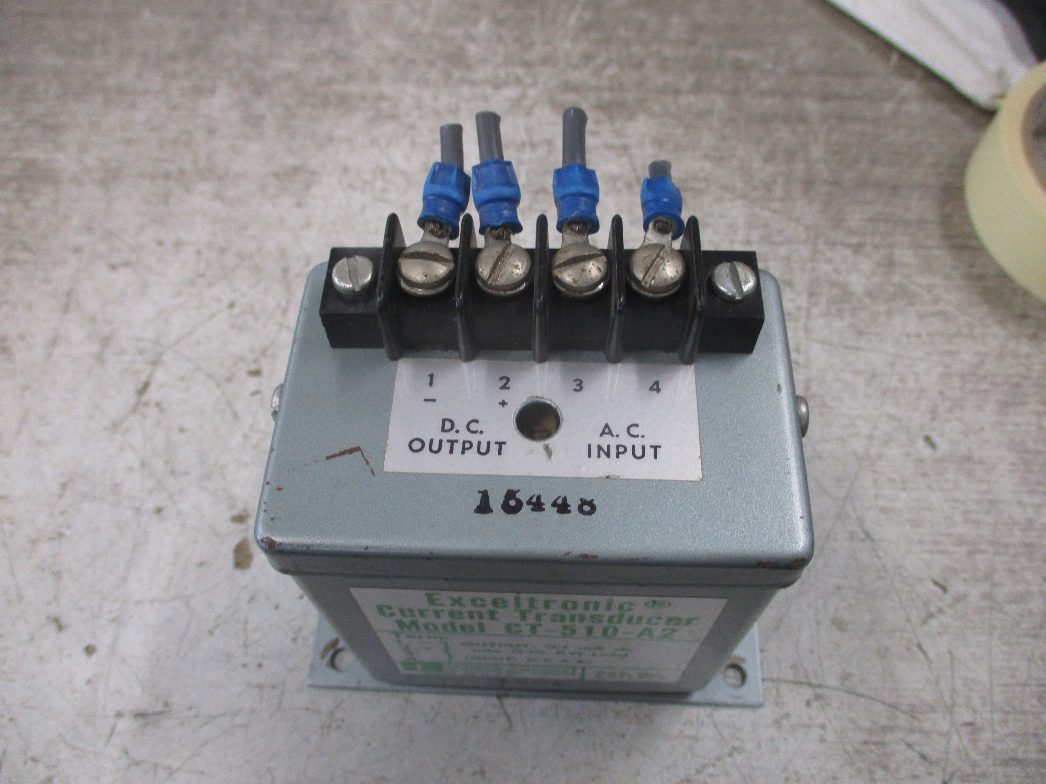 Scientific Columbus Exceltronic Current Transducer CT-510-A2 Input: 0-5A