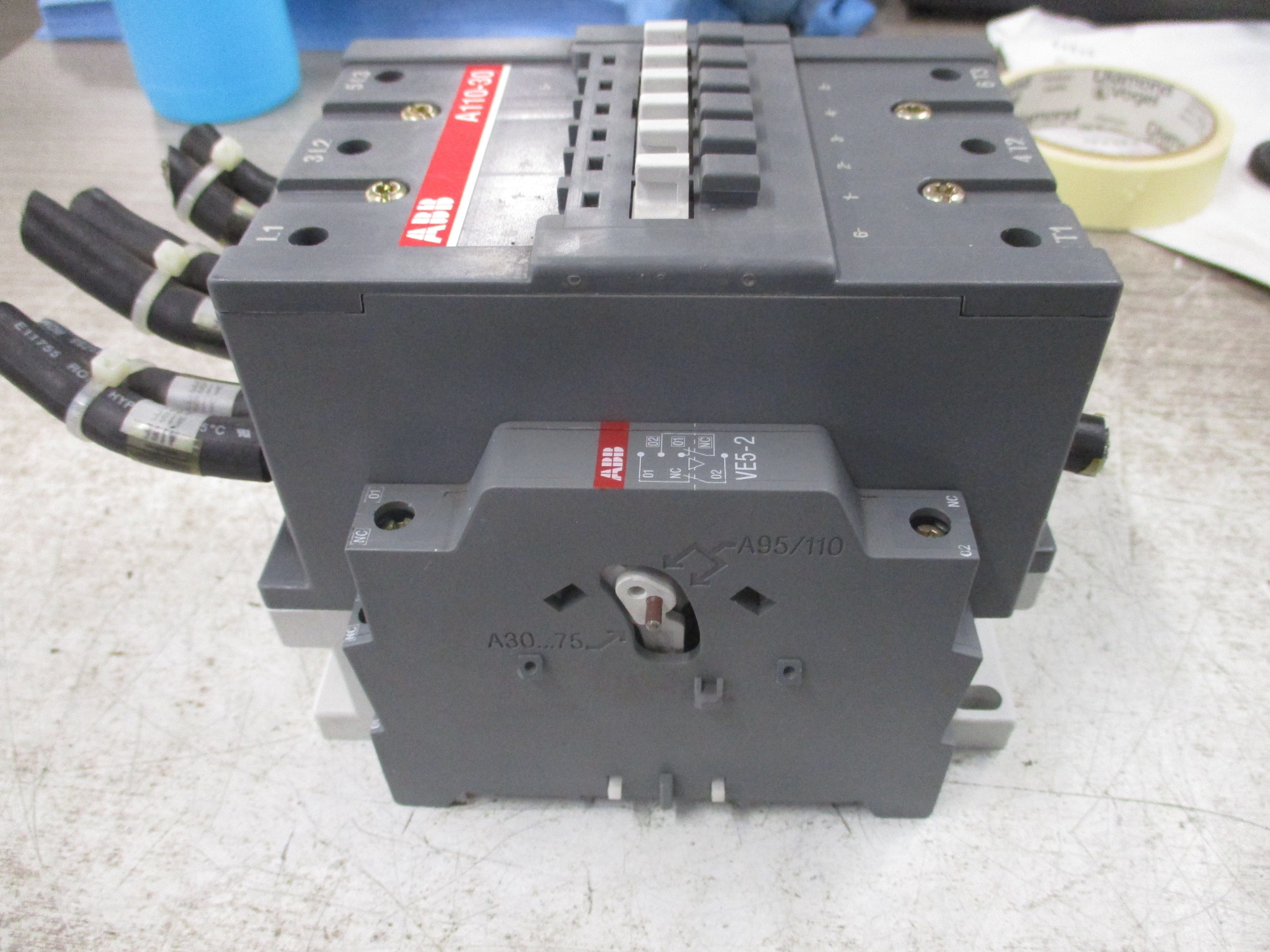 ABB Contactor A110-30 110-120V Coil 140A 600V (1) Aux Contact