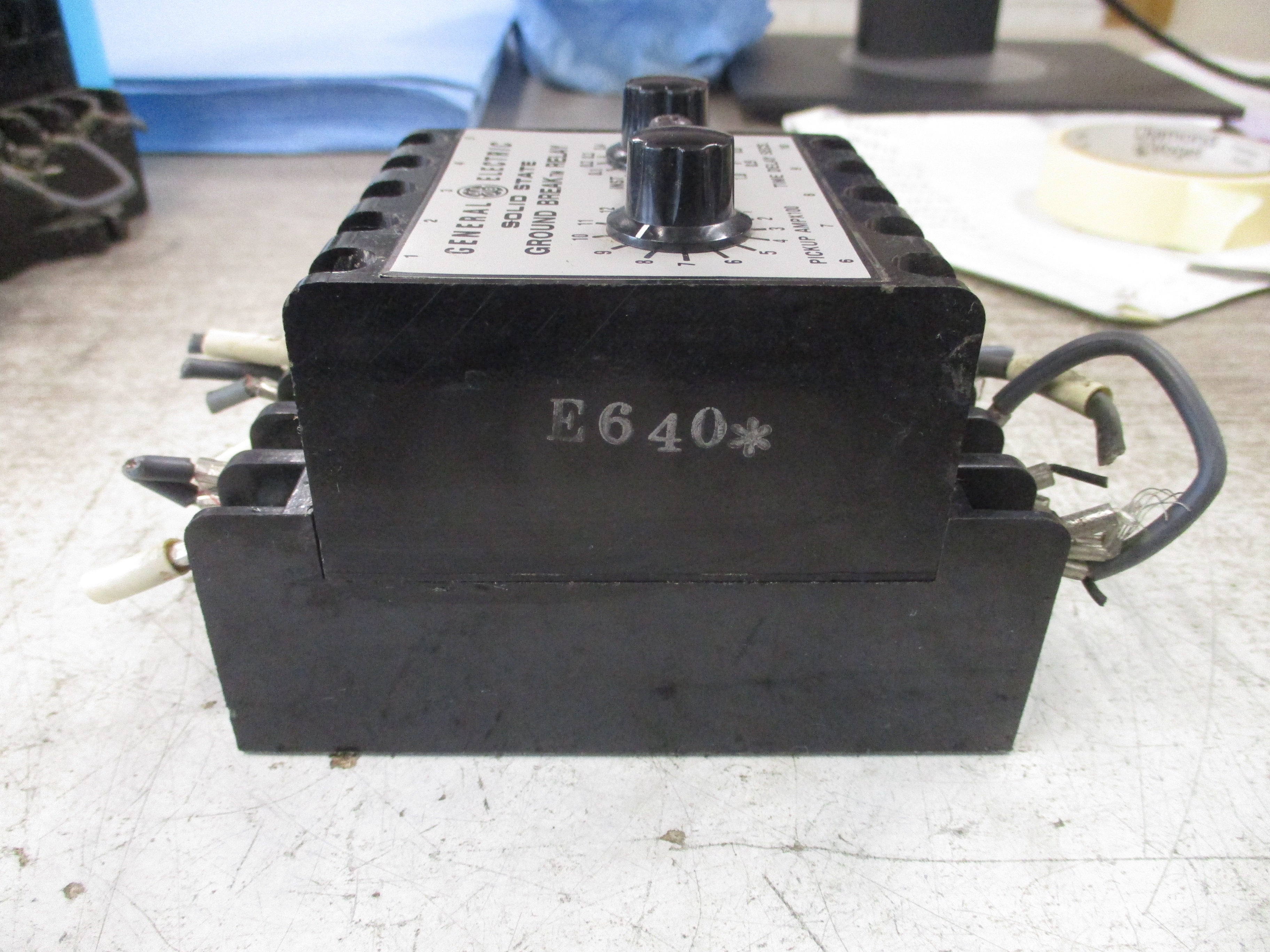 GE Solid State Ground Break Relay TGSR12Z Input: 120VAC 50-60Hz Or 125VDC