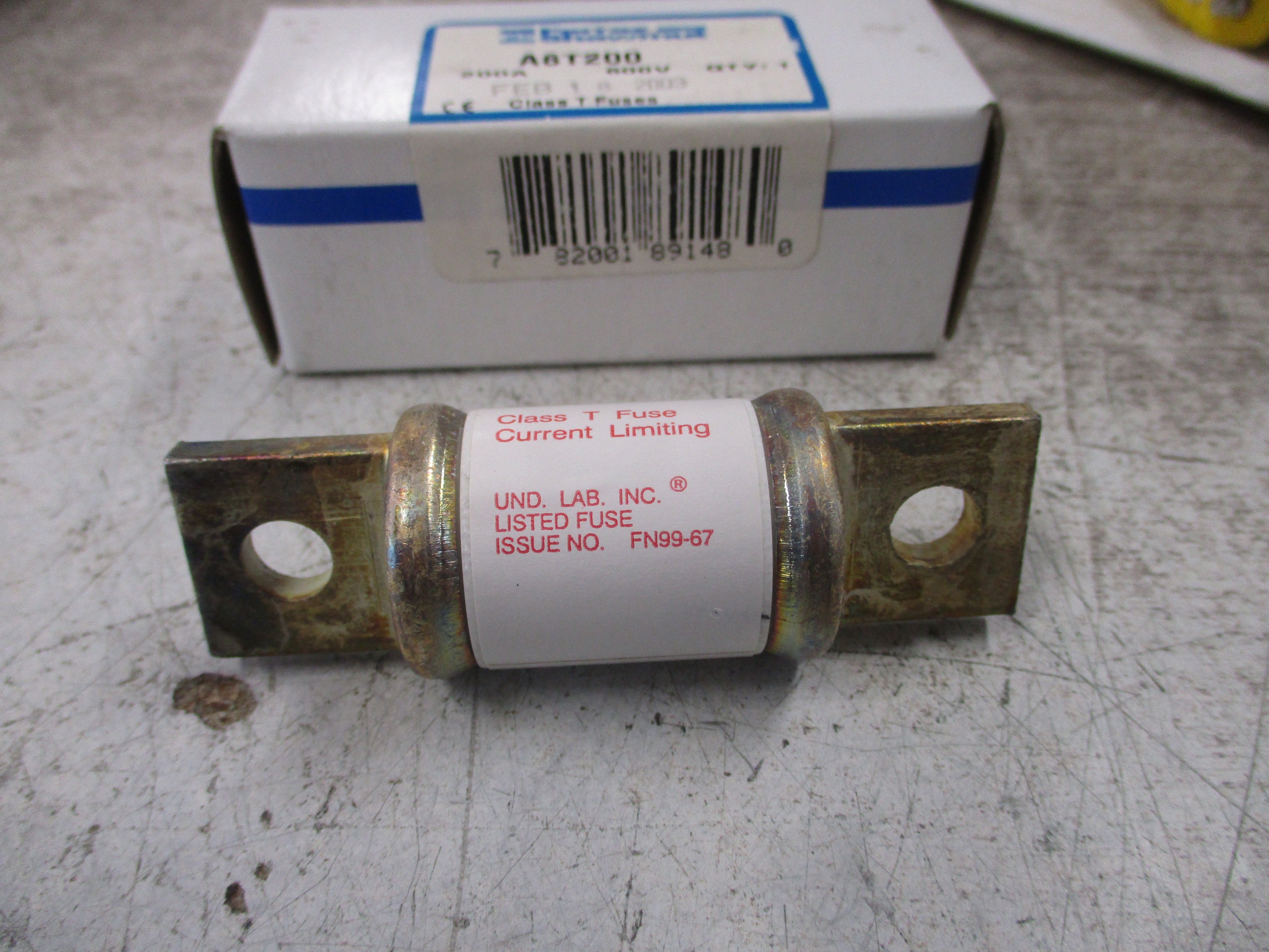 Ferraz Shawmut Fuse A6T200 200A 600V New Surplus