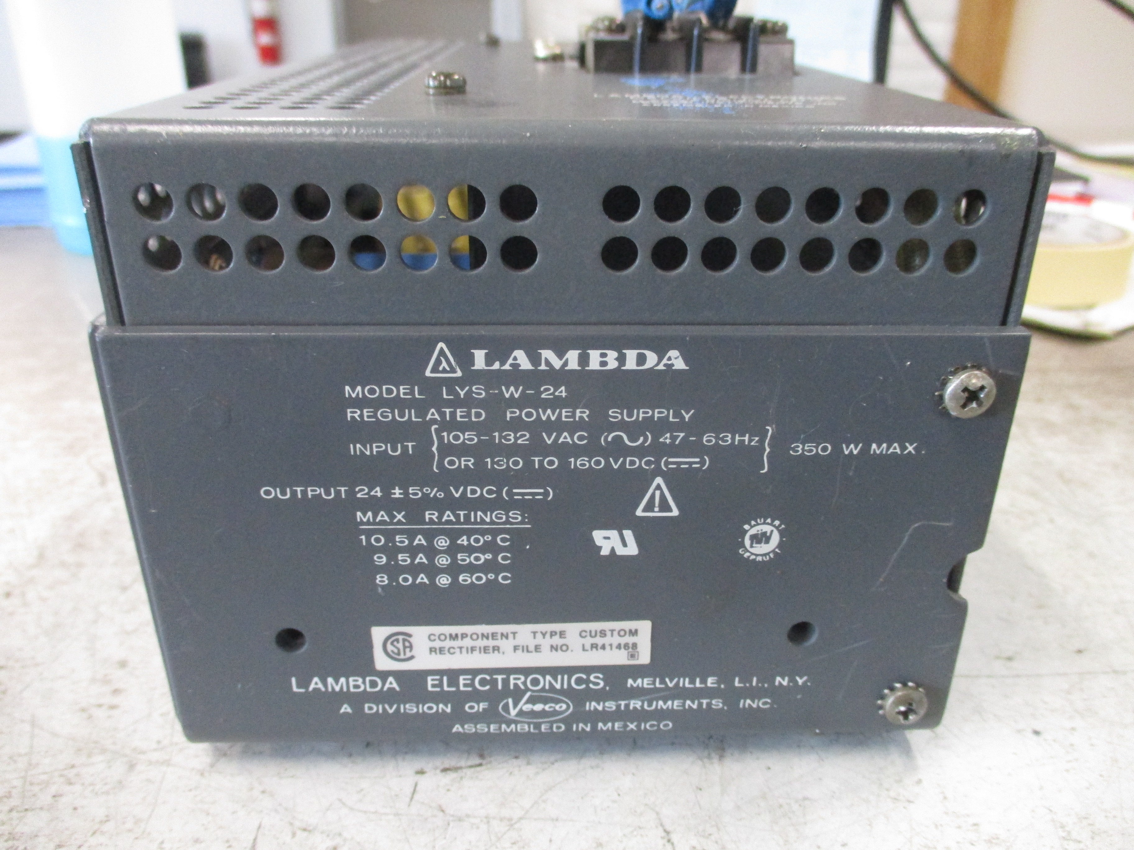 Lambda Regulated Power Supply LYS-W-24 350W Used
