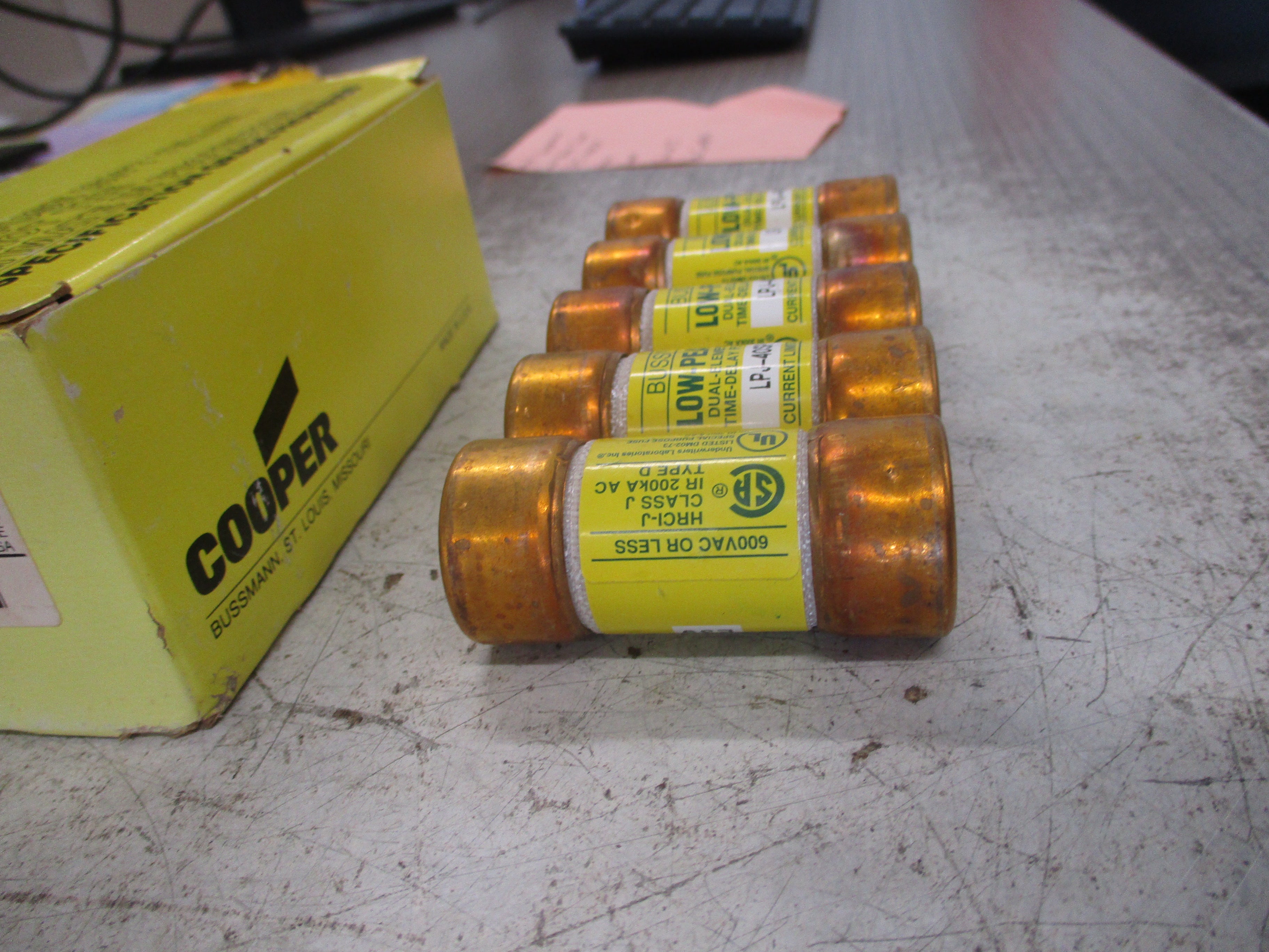 Cooper Bussmann Low-Peak Fuse LPJ-40SP 40A 600V *Box of 5* New Surplus