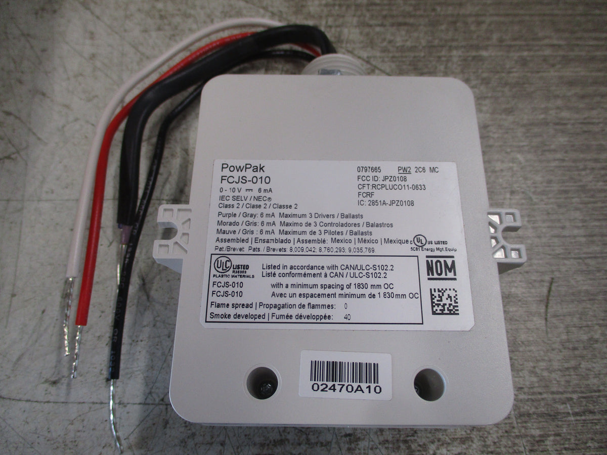 Lutron PowPak Wireless Fixture Control FCJS-010-BULK8 (8) FCJS-010 120-277VAC