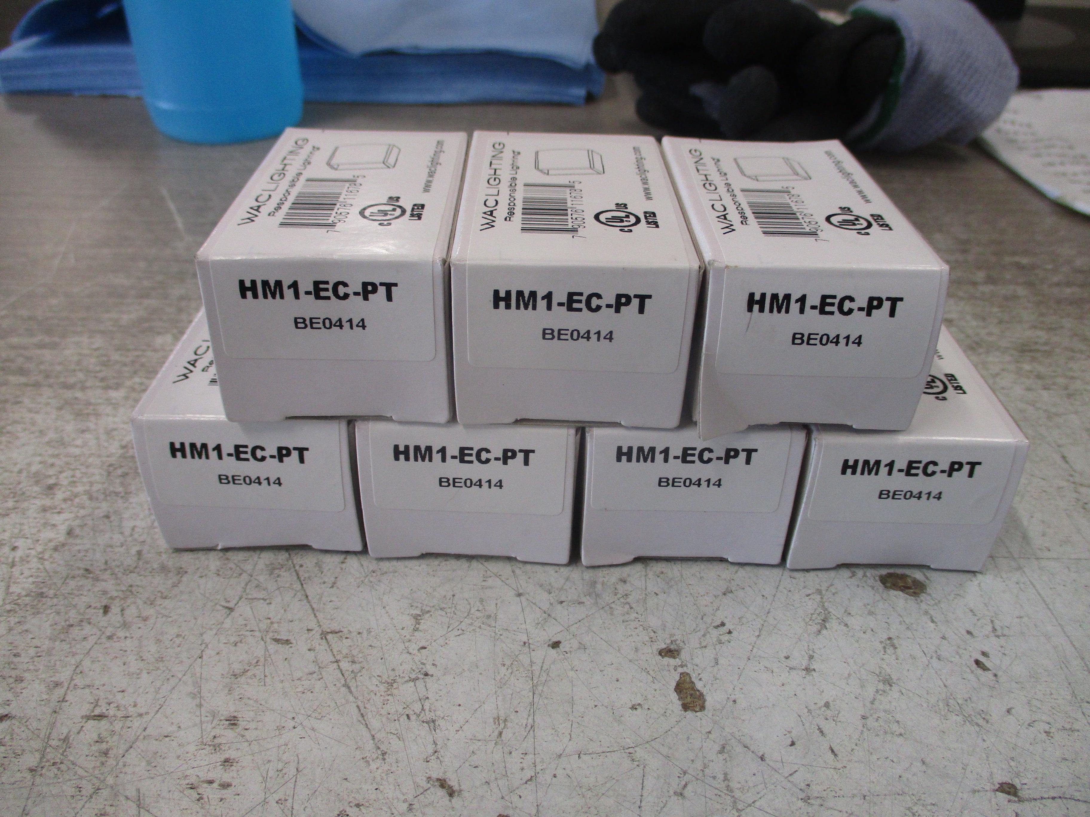 WAC Lighting Flexrail End Cap HM1-EC-PT *Lot of 7* New Surplus
