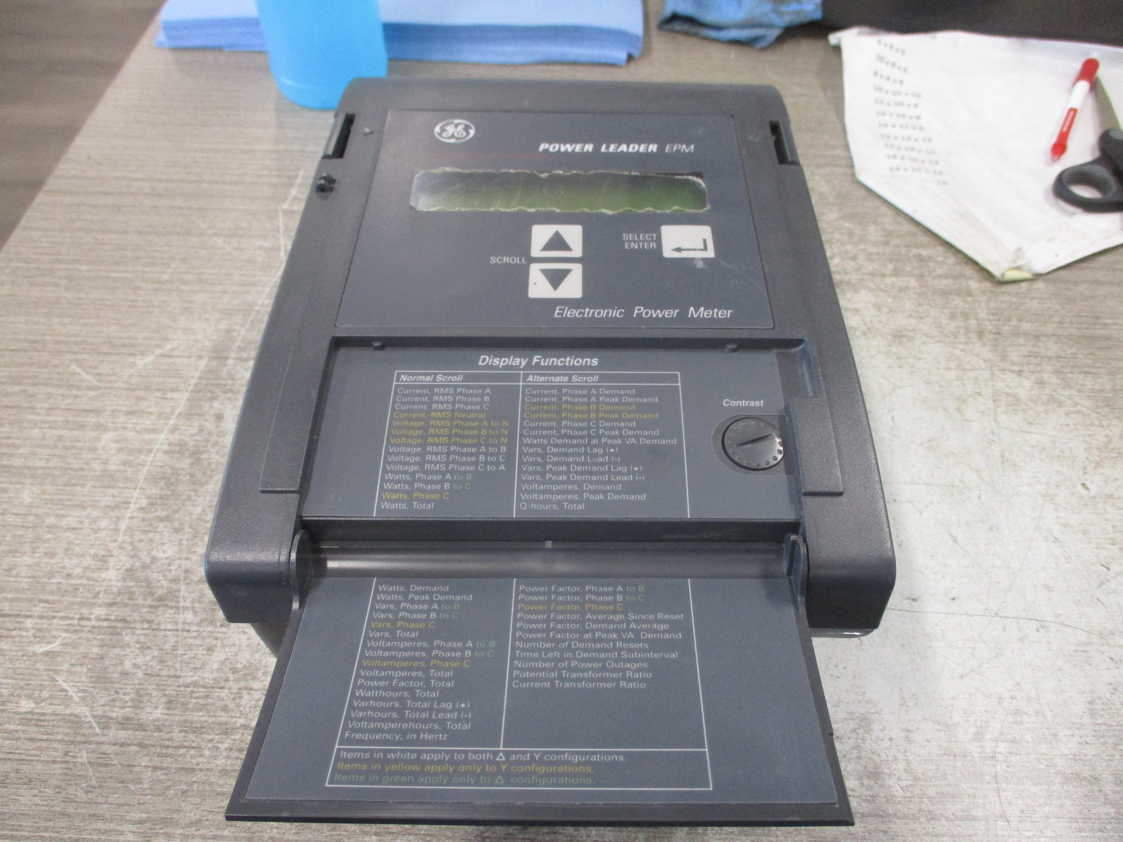 GE Power Leader EPM PLE3PNLBG02 120V 10A 50/60Hz Used