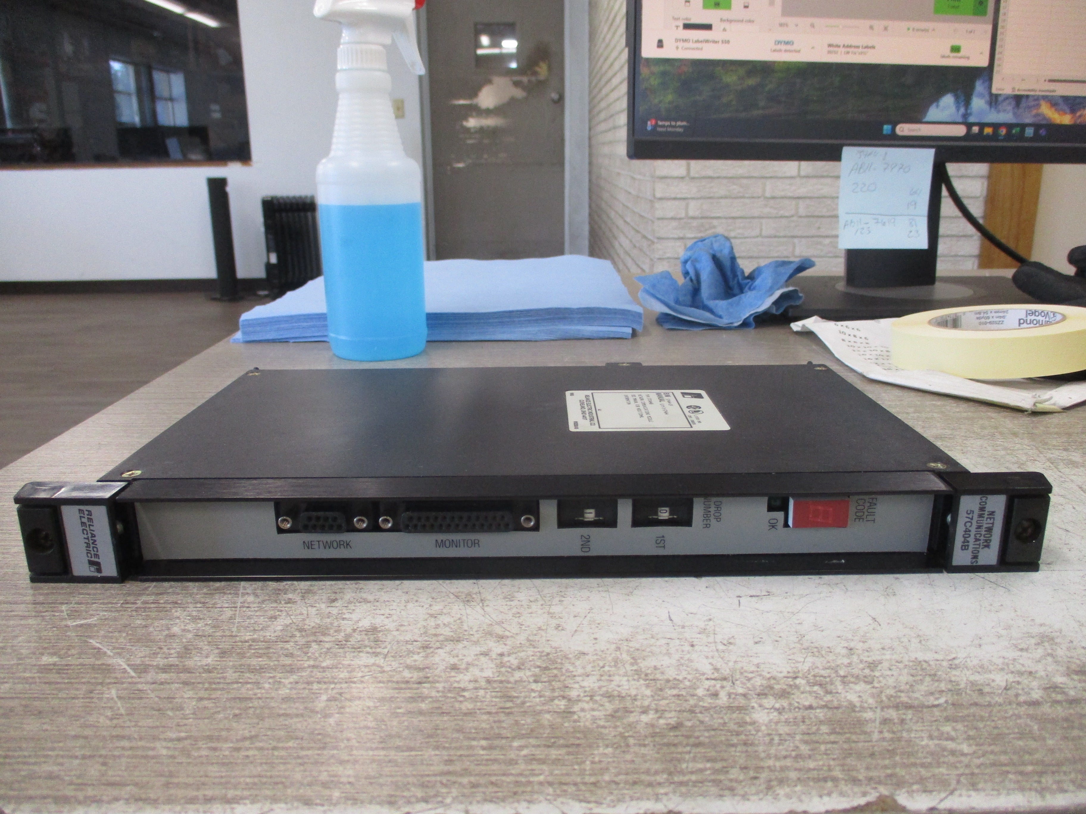 Reliance Electric Network Communications Module 57C404B Used