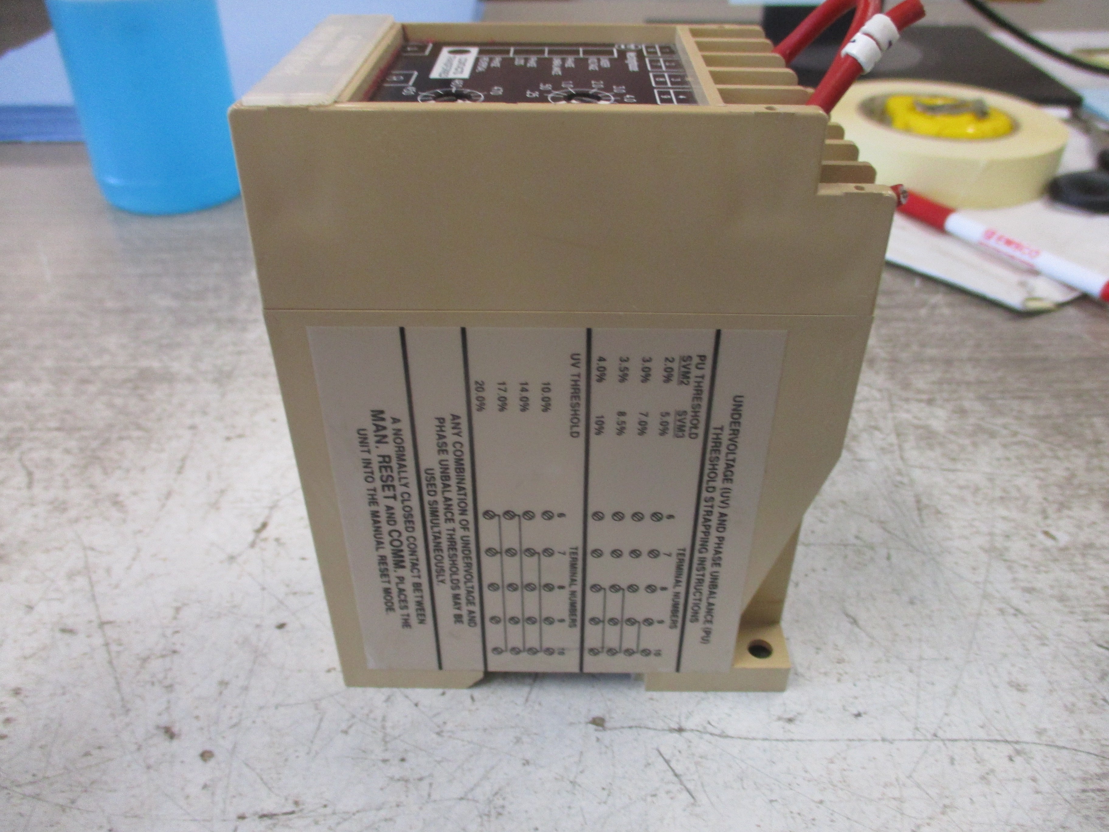 Westinghouse System Voltage Monitor SVM3AC 440/480V 50/60Hz Model #: 4324B04G13 Used