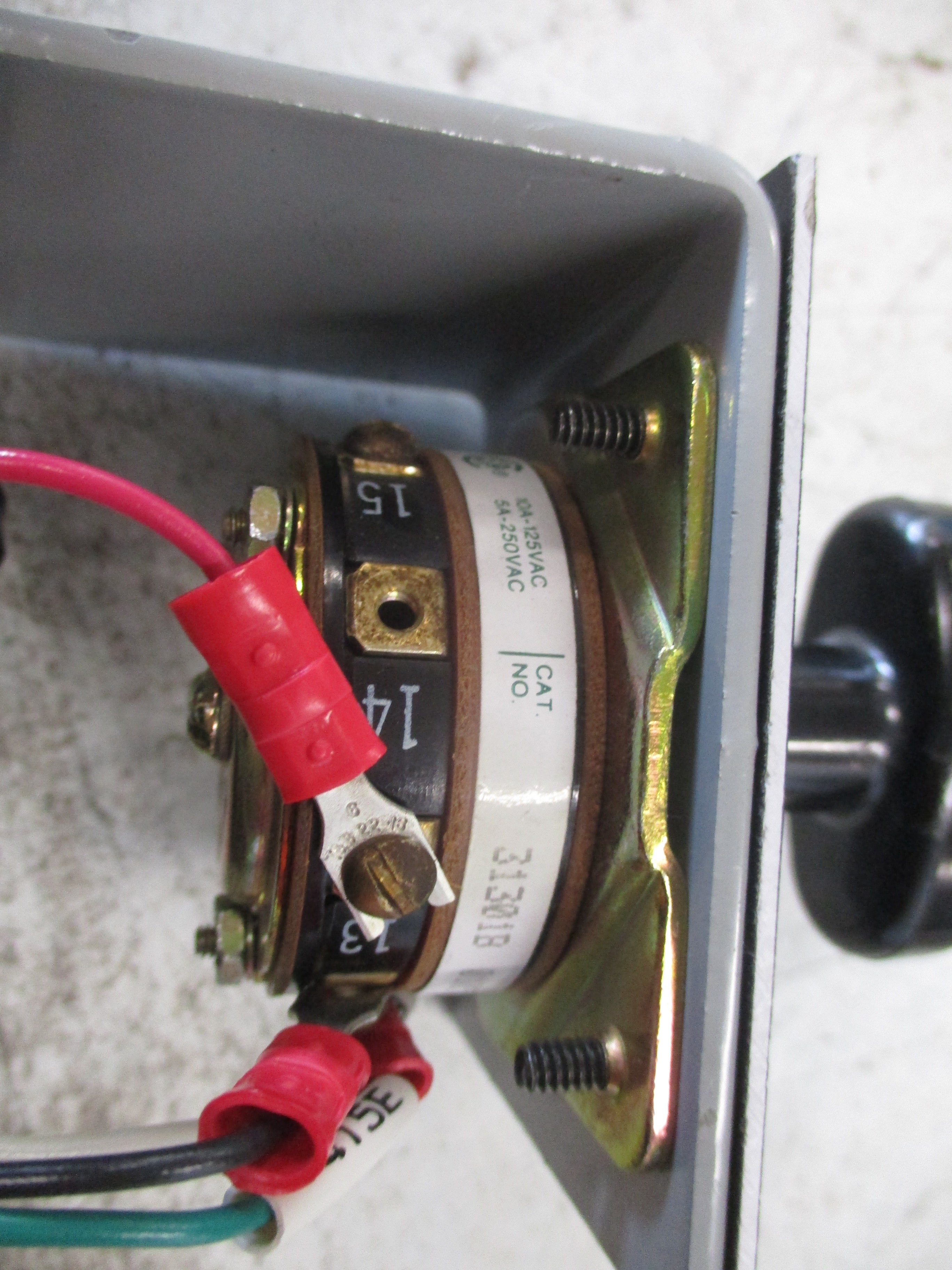 Electroswitch Sync. Mode Selector Rotary Switch 31301B Used