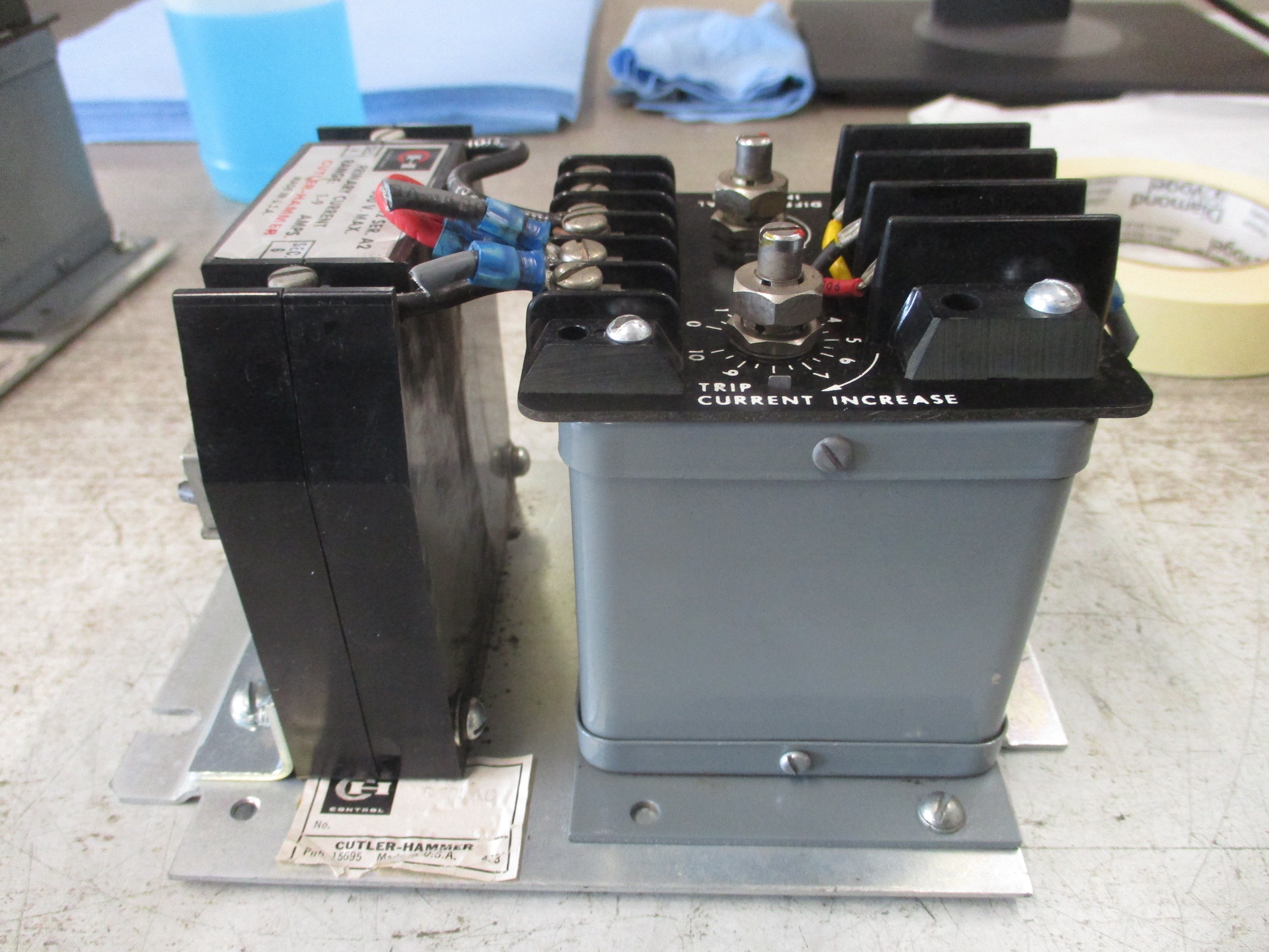 Cutler-Hammer Current Relay D60LA0 1-9A 600V Used