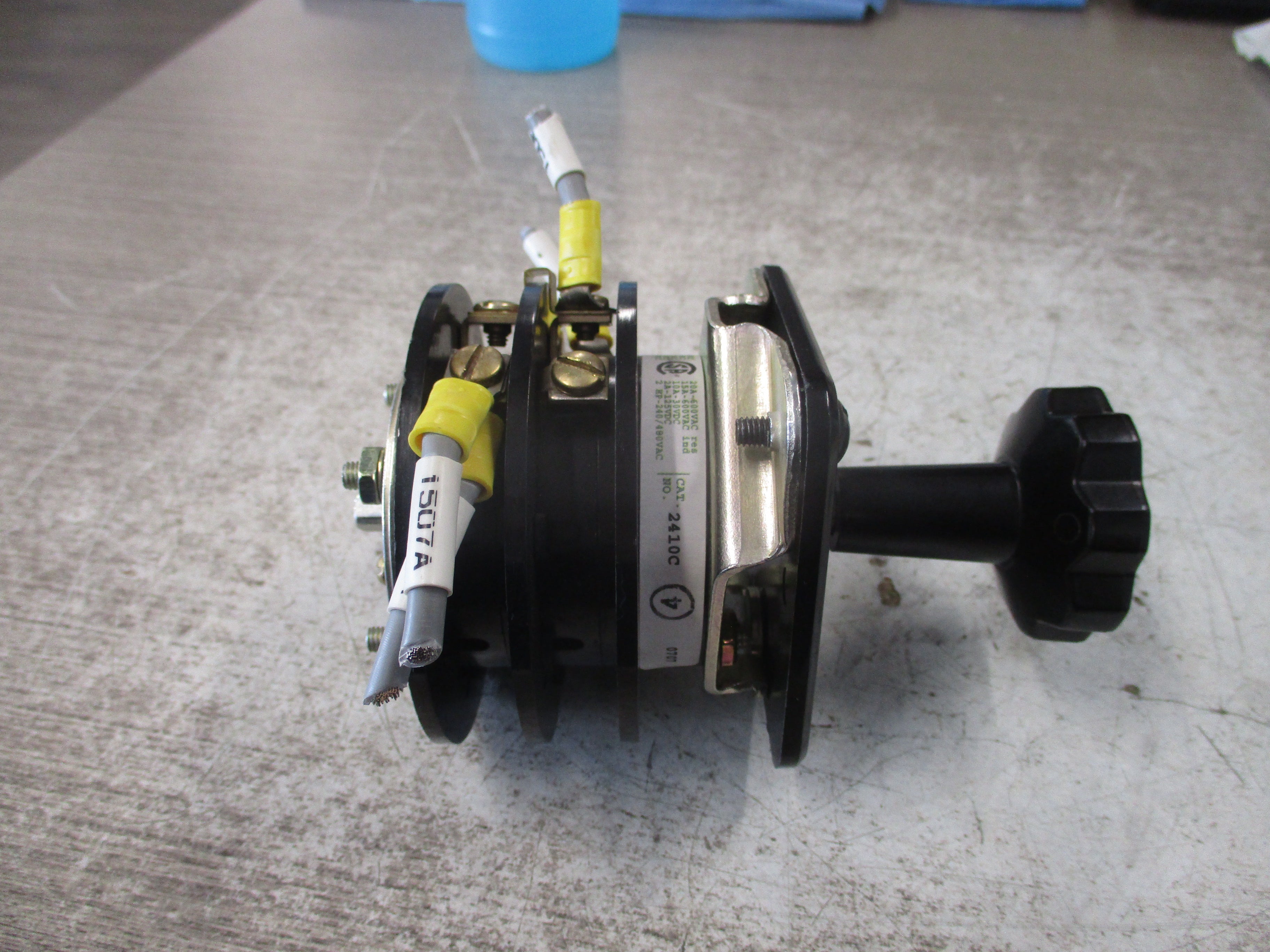 Electroswitch Series 24 Ammeter Rotary Switch 2410C 20A 600V Used