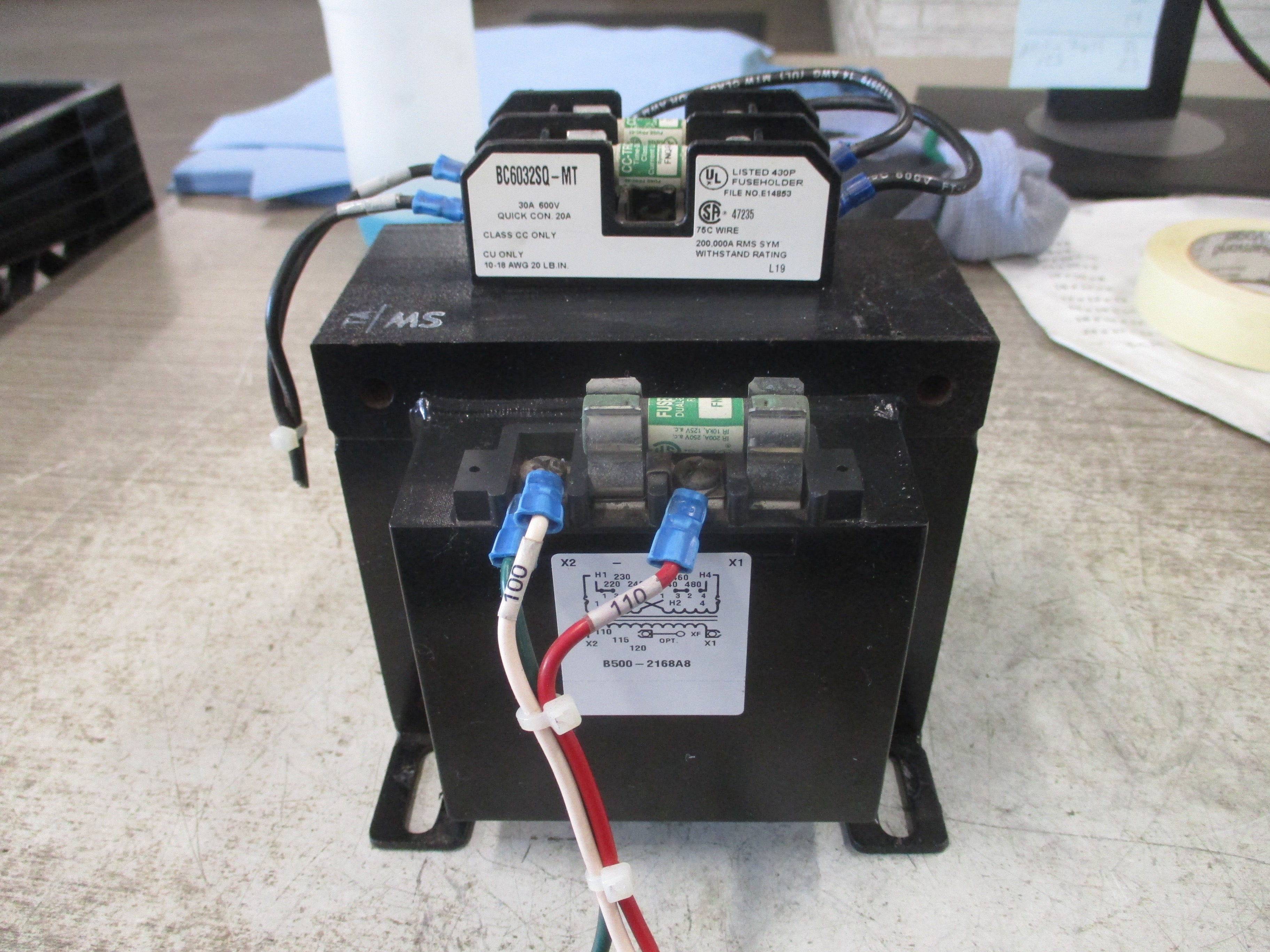 Cutler-Hammer Control Transformer C0500E2AFB 500VA Pri: 240/480V Sec: 120V