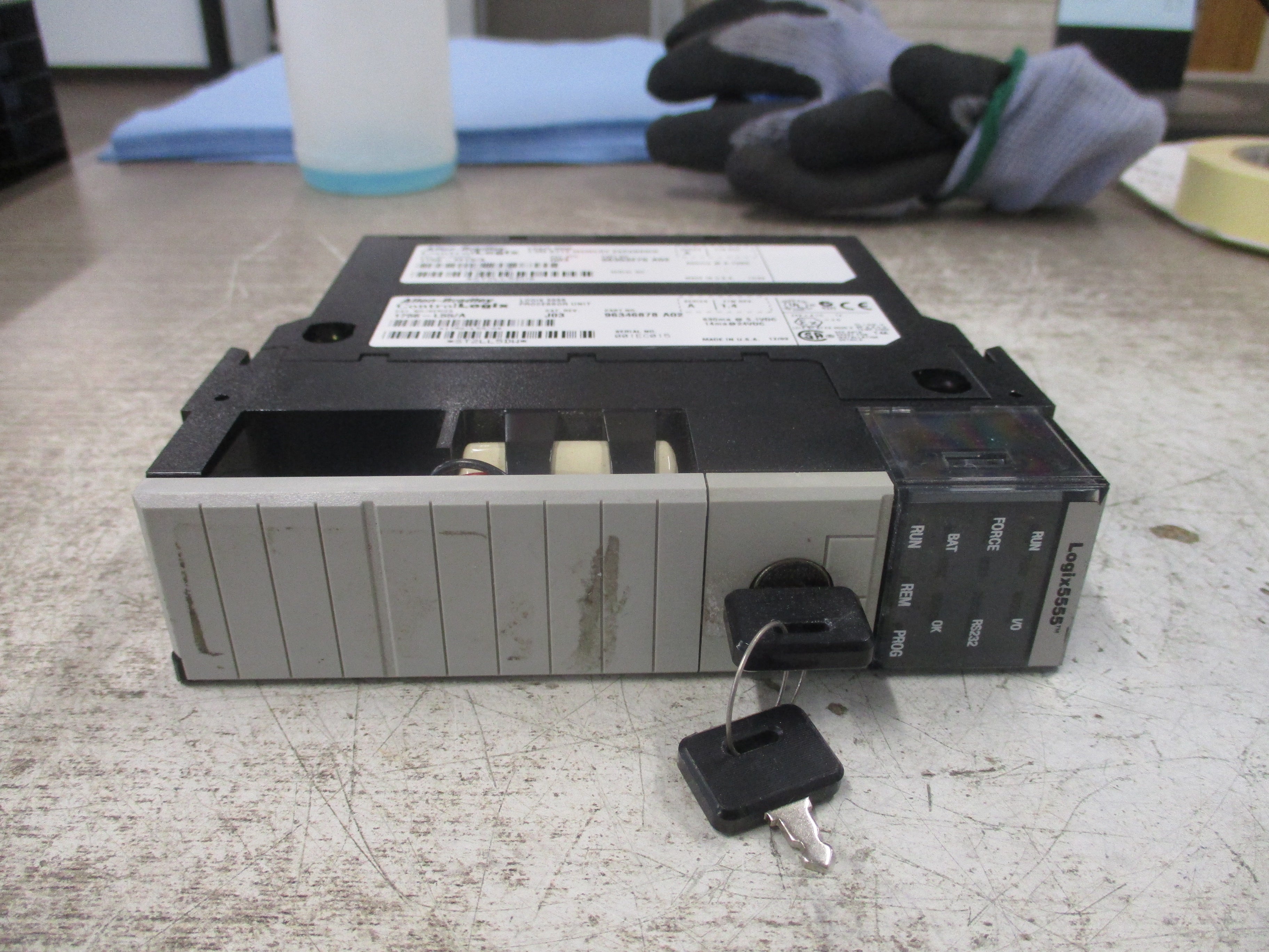 Allen-Bradley ControlLogix Logix 5555 Processor Unit 1756-L55 Ser. A Rev. J03