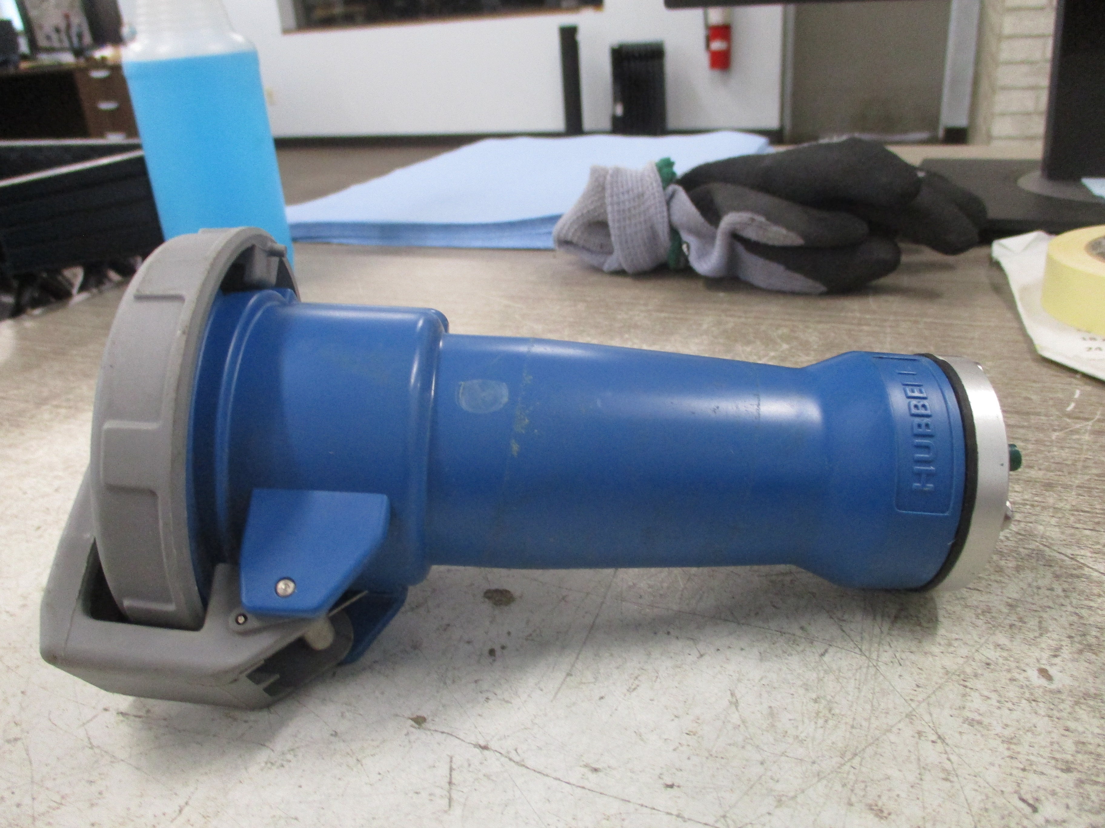 Hubbell Connector 430C9W 30A 4P 250VAC Used