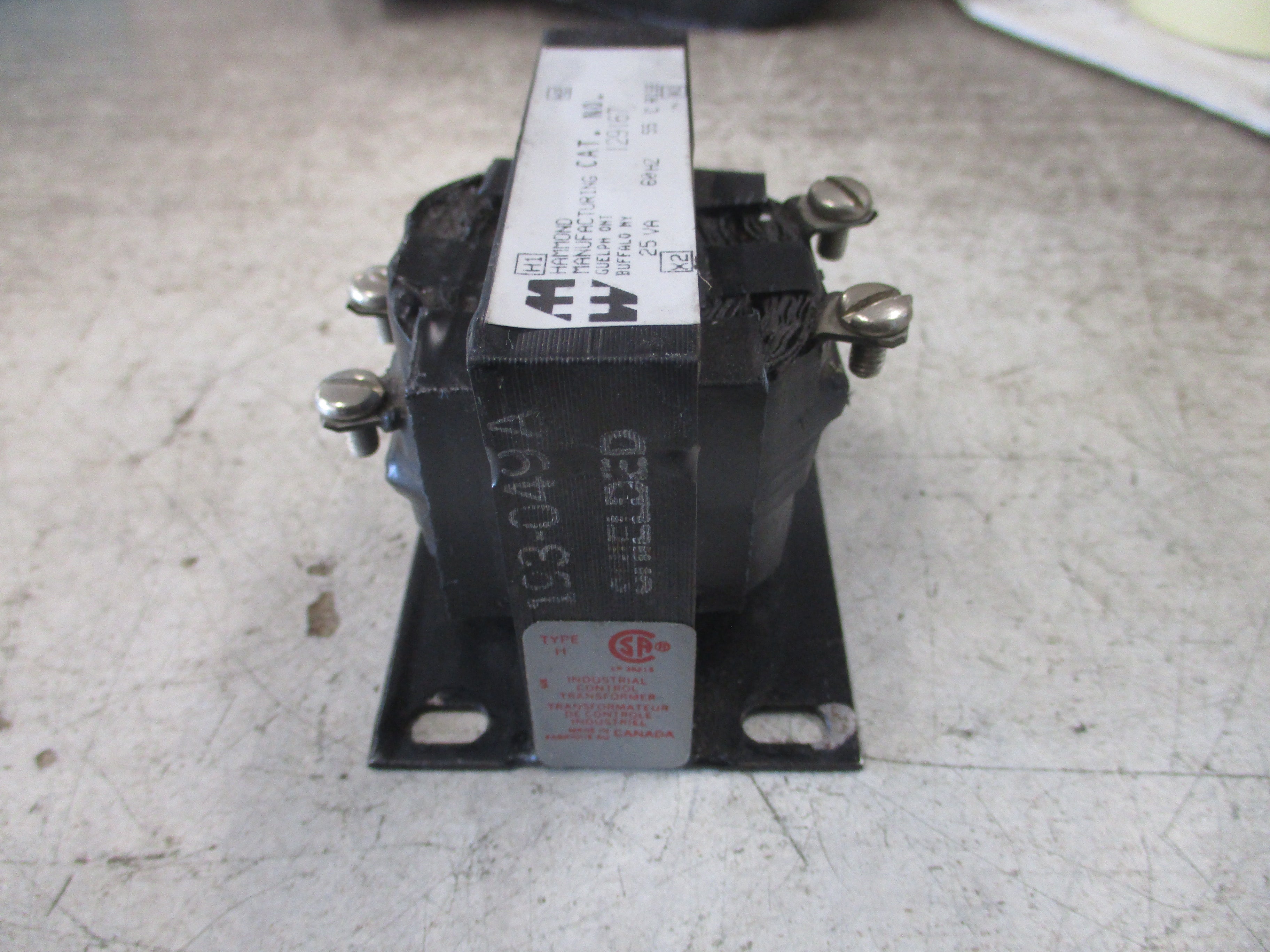 Hammond Transformer 129167 25VA 60Hz Used