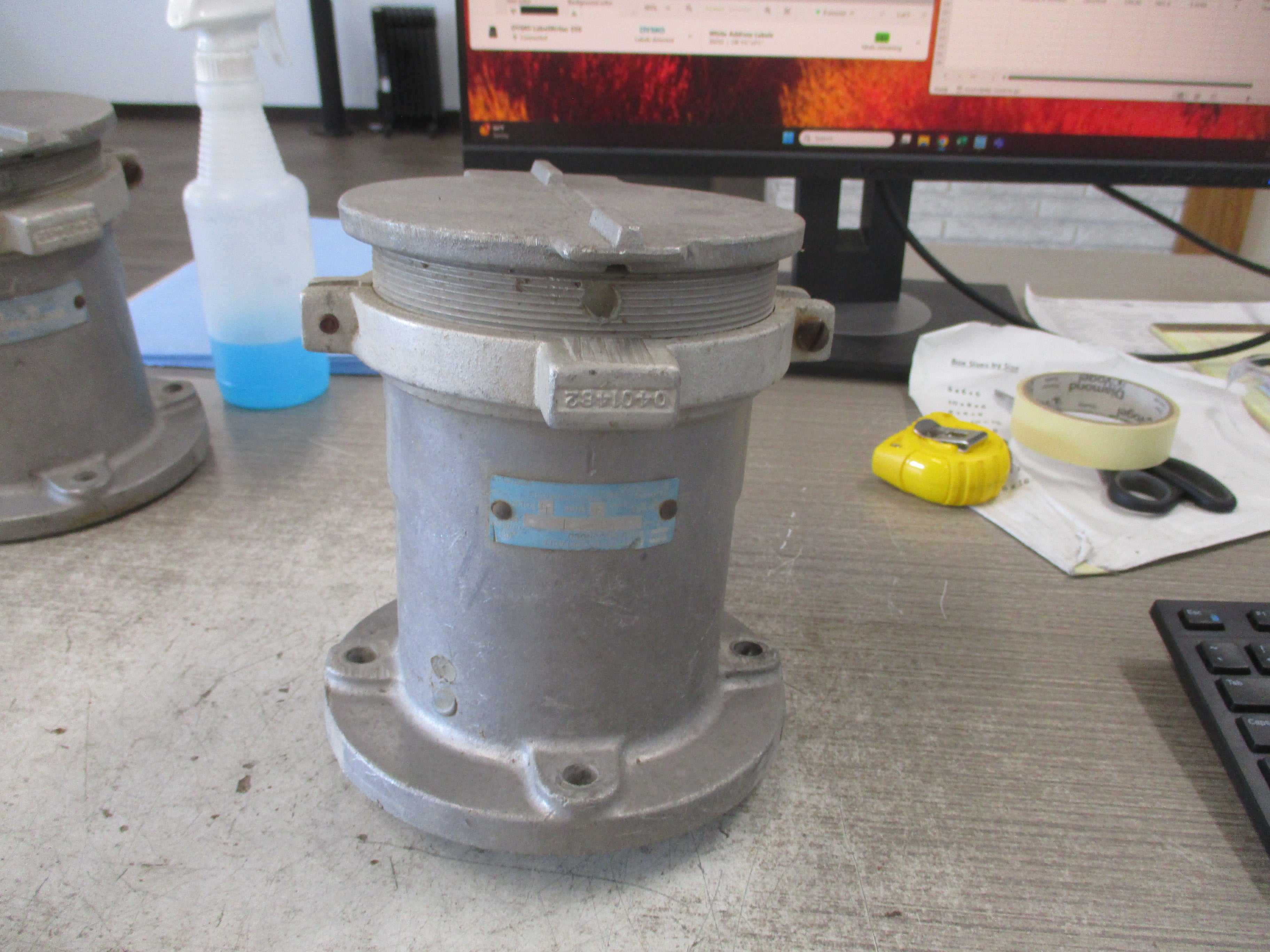 Crouse-Hinds Arktite Receptacle AR-2042 T 200A 600V 3P 4W Used