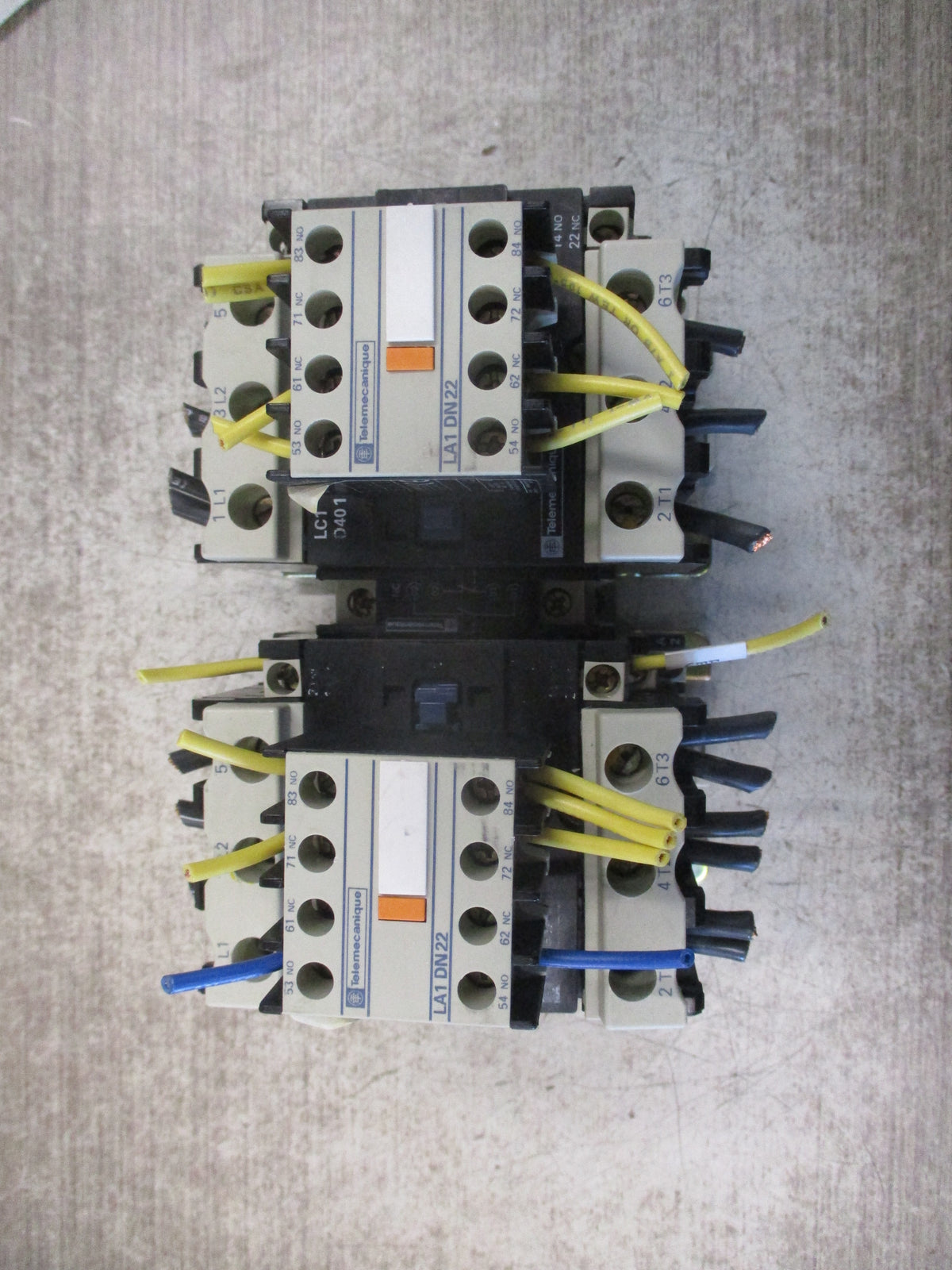 Telemecanique Reversing Starter LC1 D4011 120V Coil 60A 600V