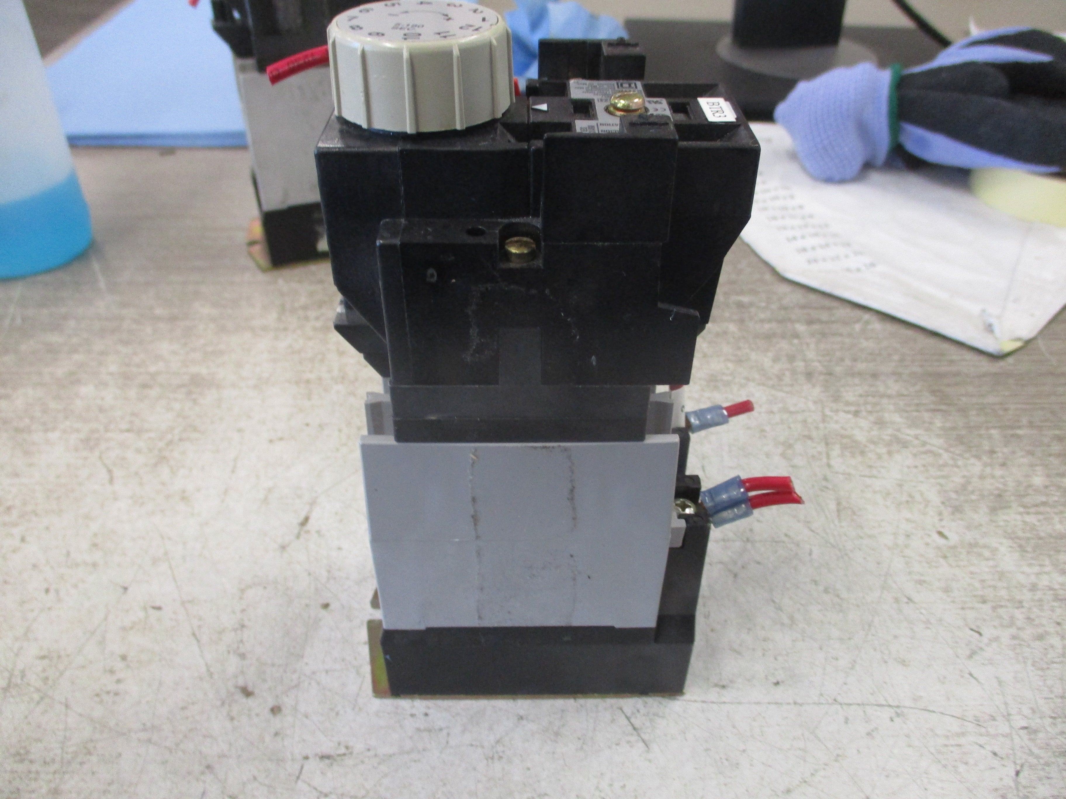 Square D Timing Relay 8501XTD2 Ser. A Range: 5-180 sec 120V Coil Used