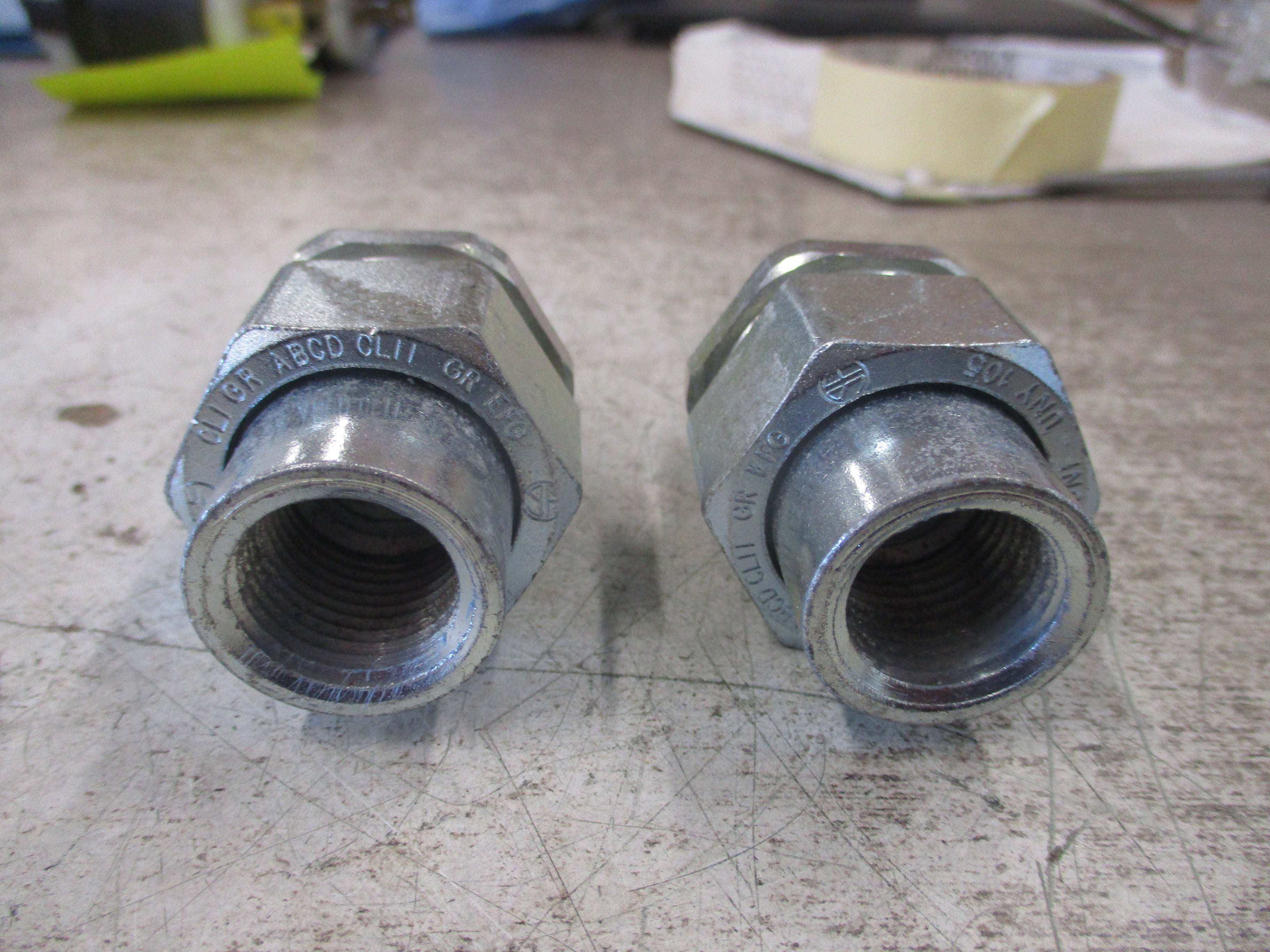 Crouse-Hinds Union UNF-UNY 105 1/2" *Lot of 2* Used