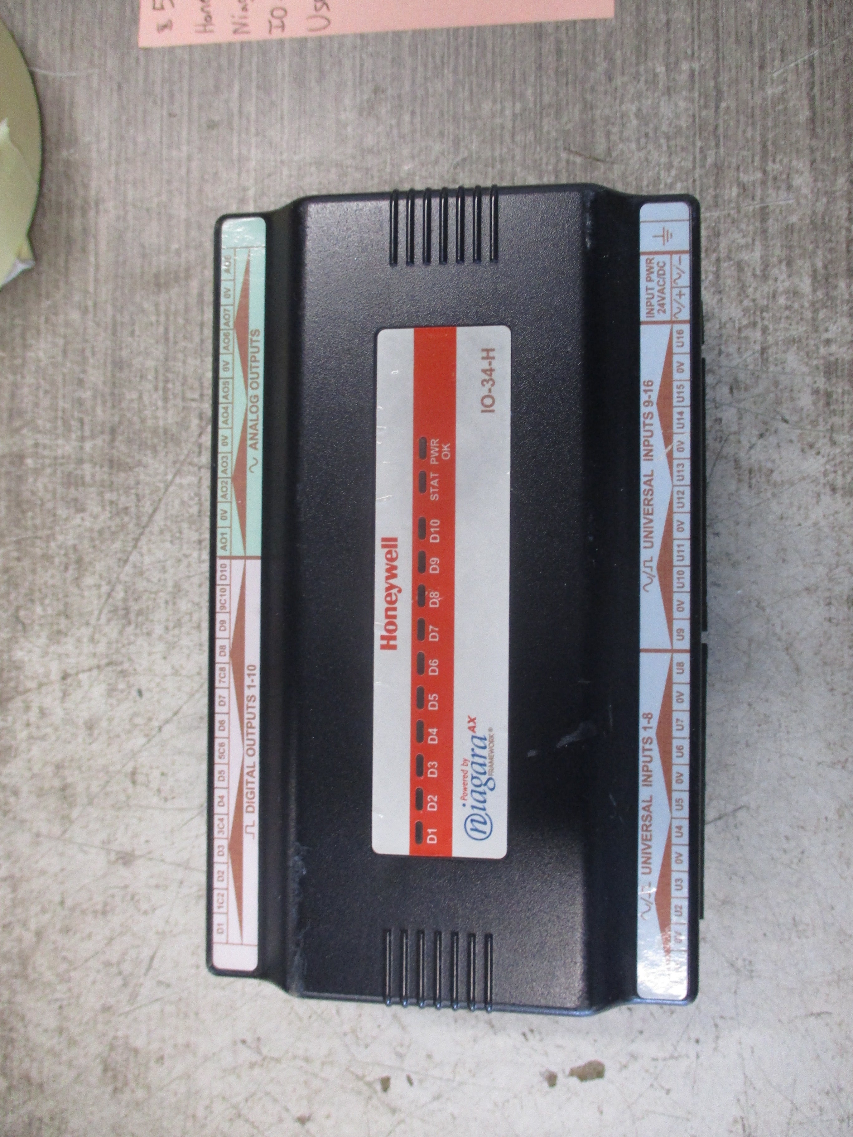 Honeywell Niagara AX I/O Expansion Module IO-34-H Used