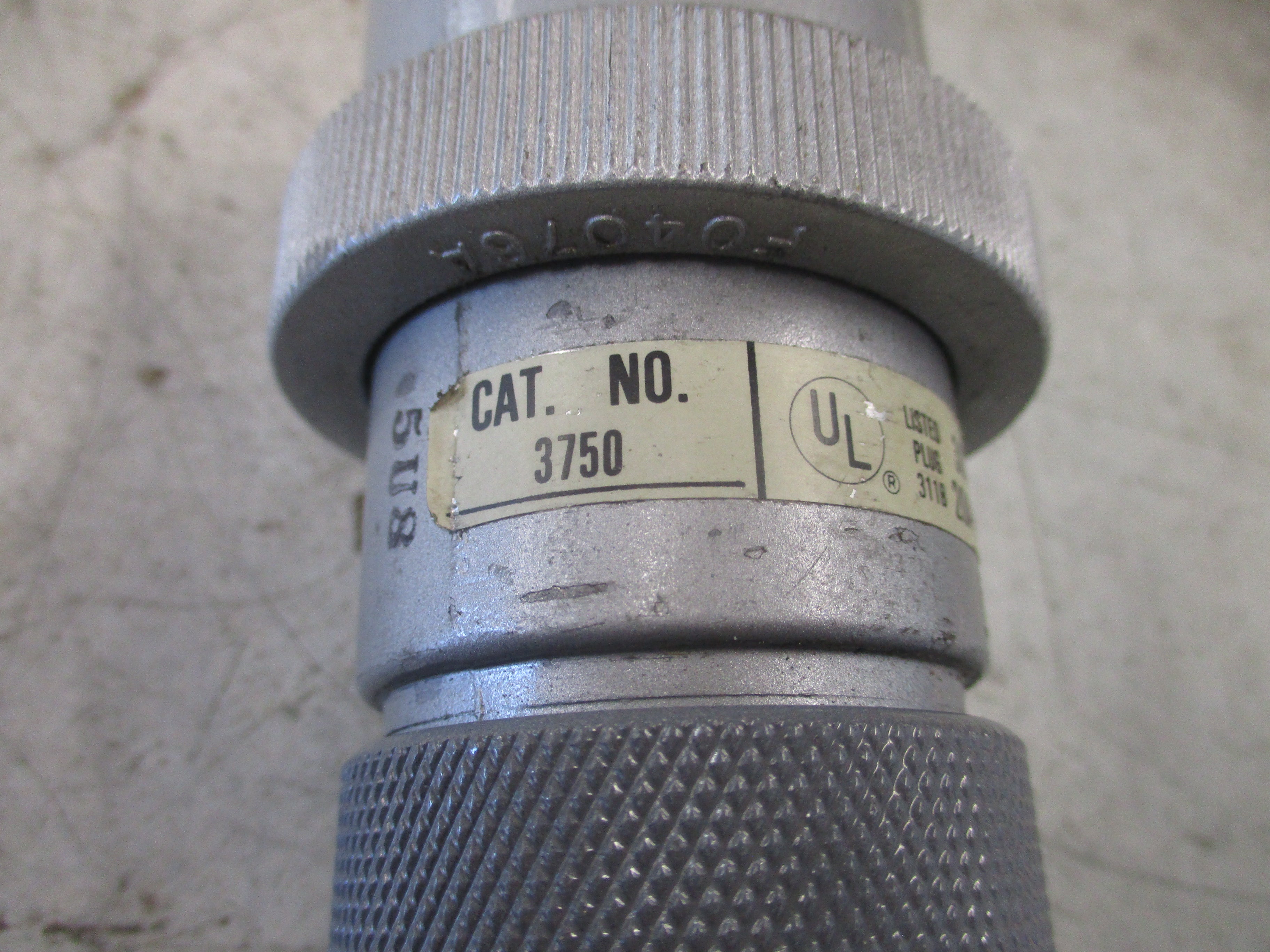 Russellstoll Plug 3750 30/20A 250/600V *Conduit End* Used