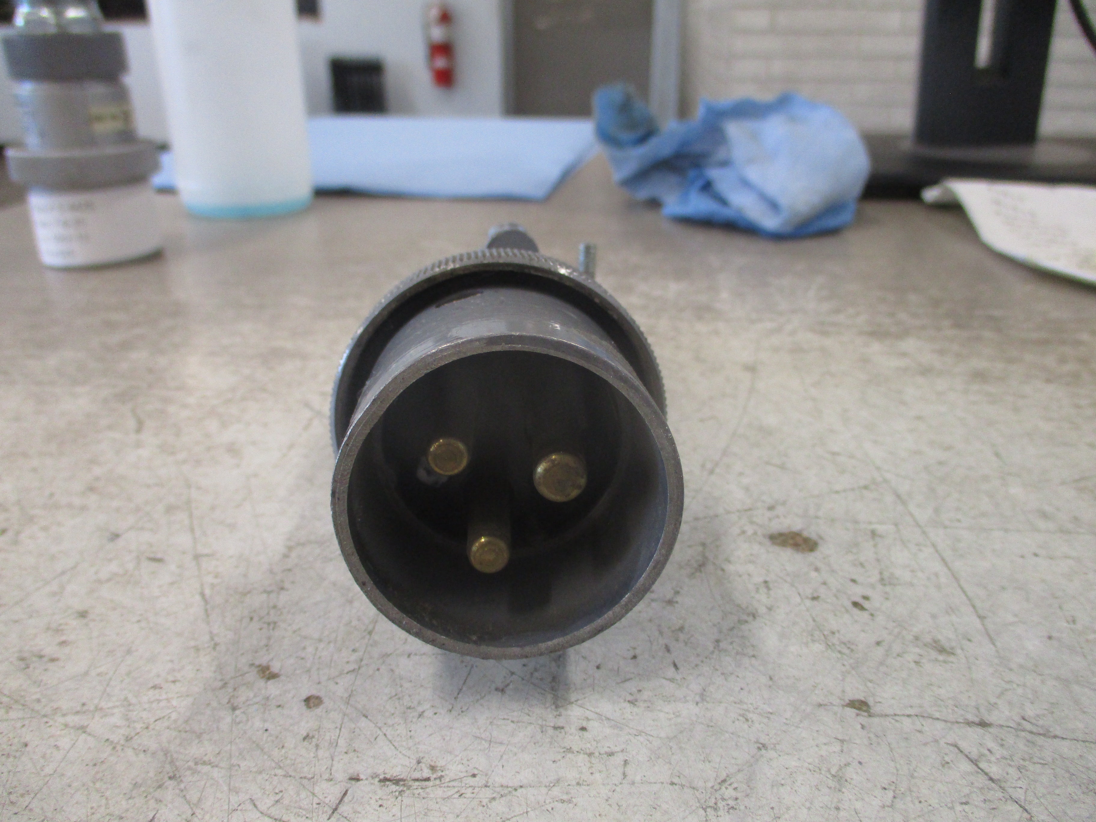 Russellstoll Plug 3750 30/20A 250/600V *Wired End* Used