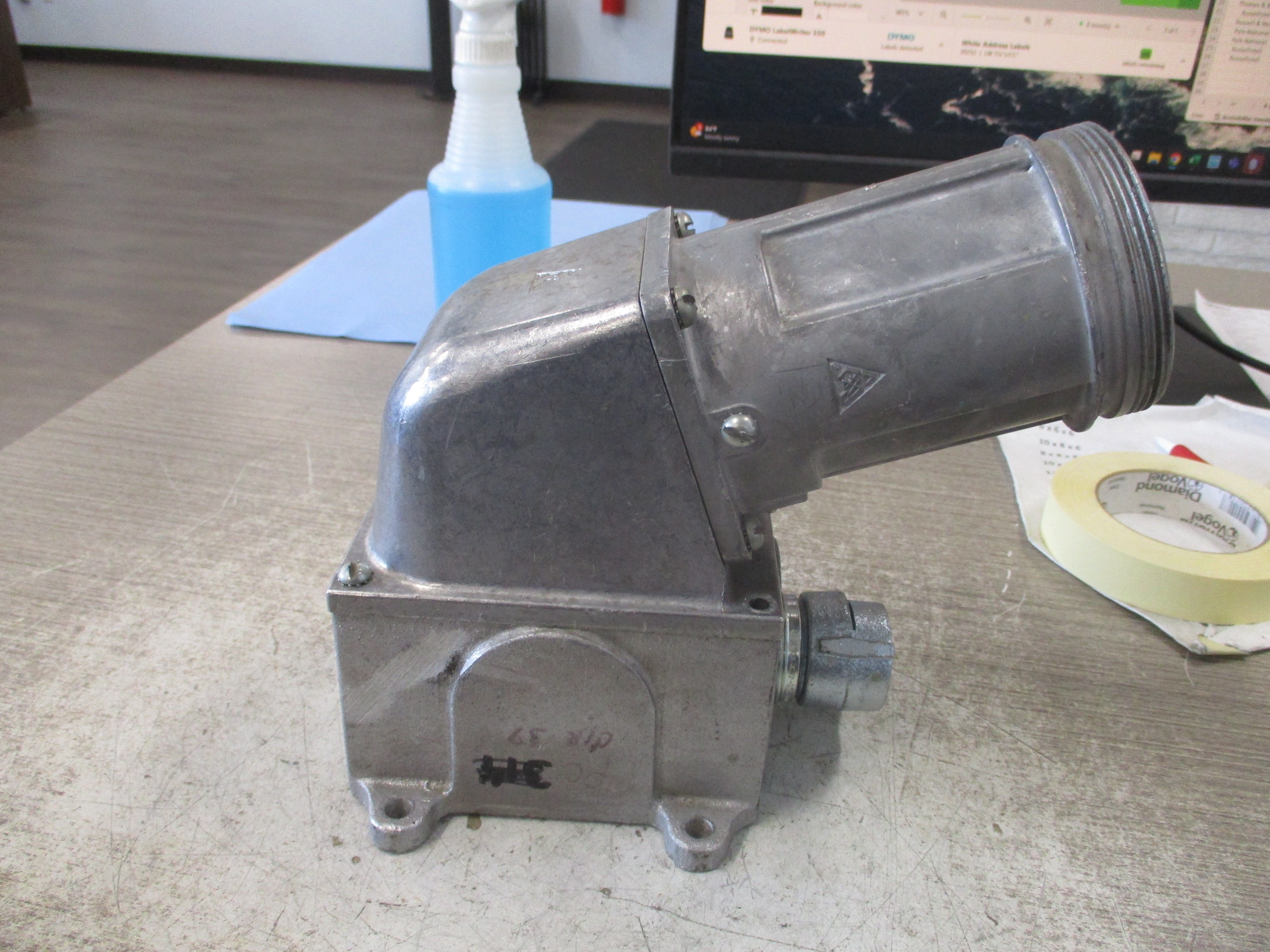 Russellstoll Receptacle w/Base 7324 60A 600V 3P 4W *No Cover*