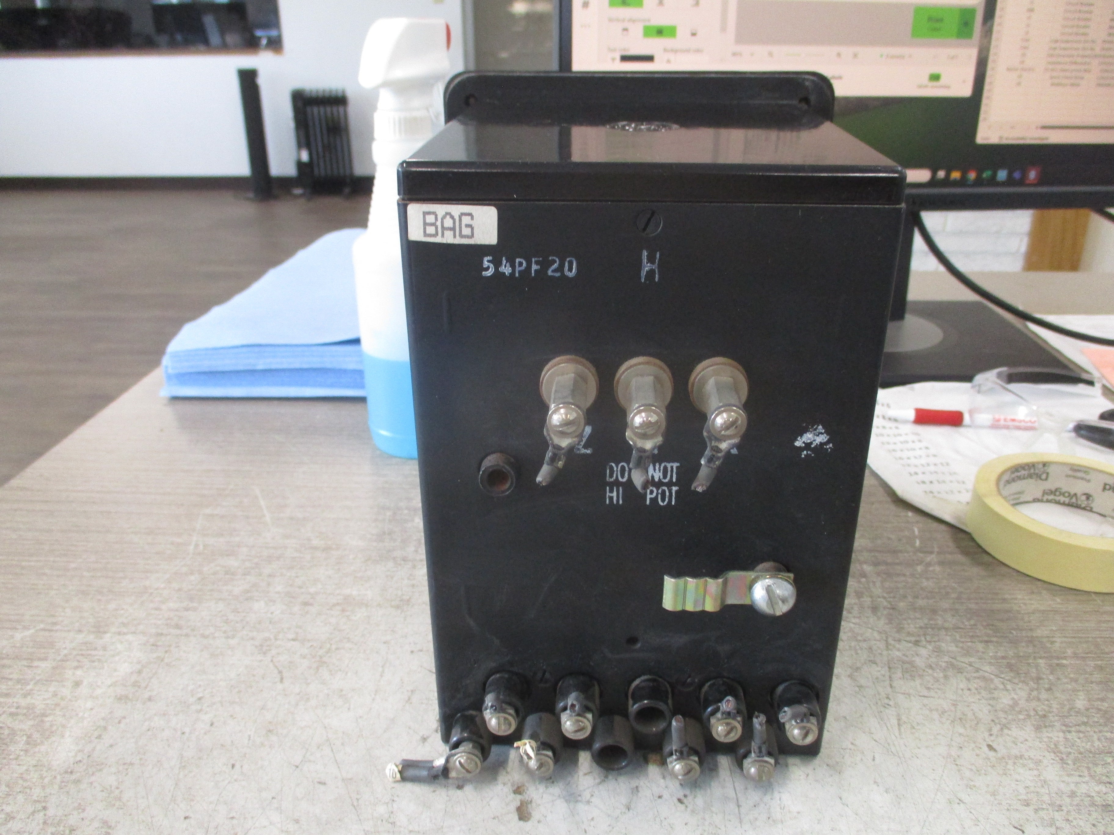GE Watthour Meter 706X69G22 120V 60Hz 3P Used